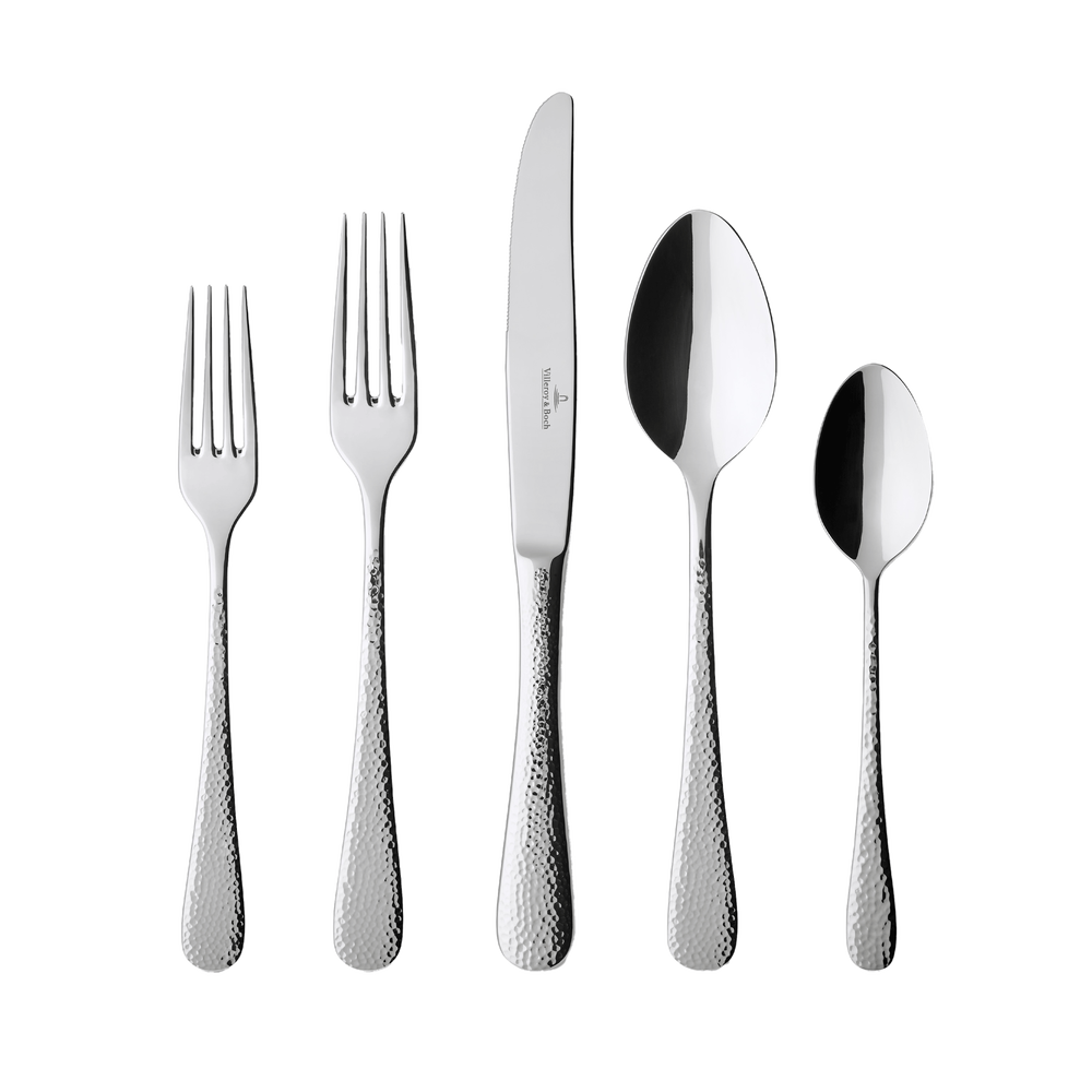 Leandra 40-piece flatware set - stainless steel