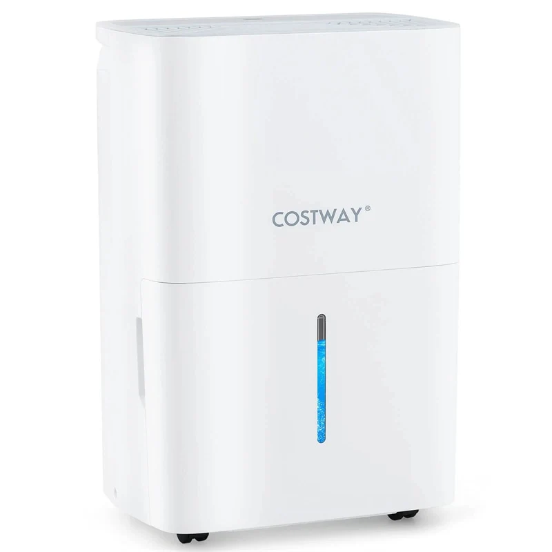65 Pint Energy Star Dehumidifier with 24H Timer, LED Display & Auto Defrost, 5000 Sq.Ft Portable Dehumidifier for Home Basement, Garage, Office