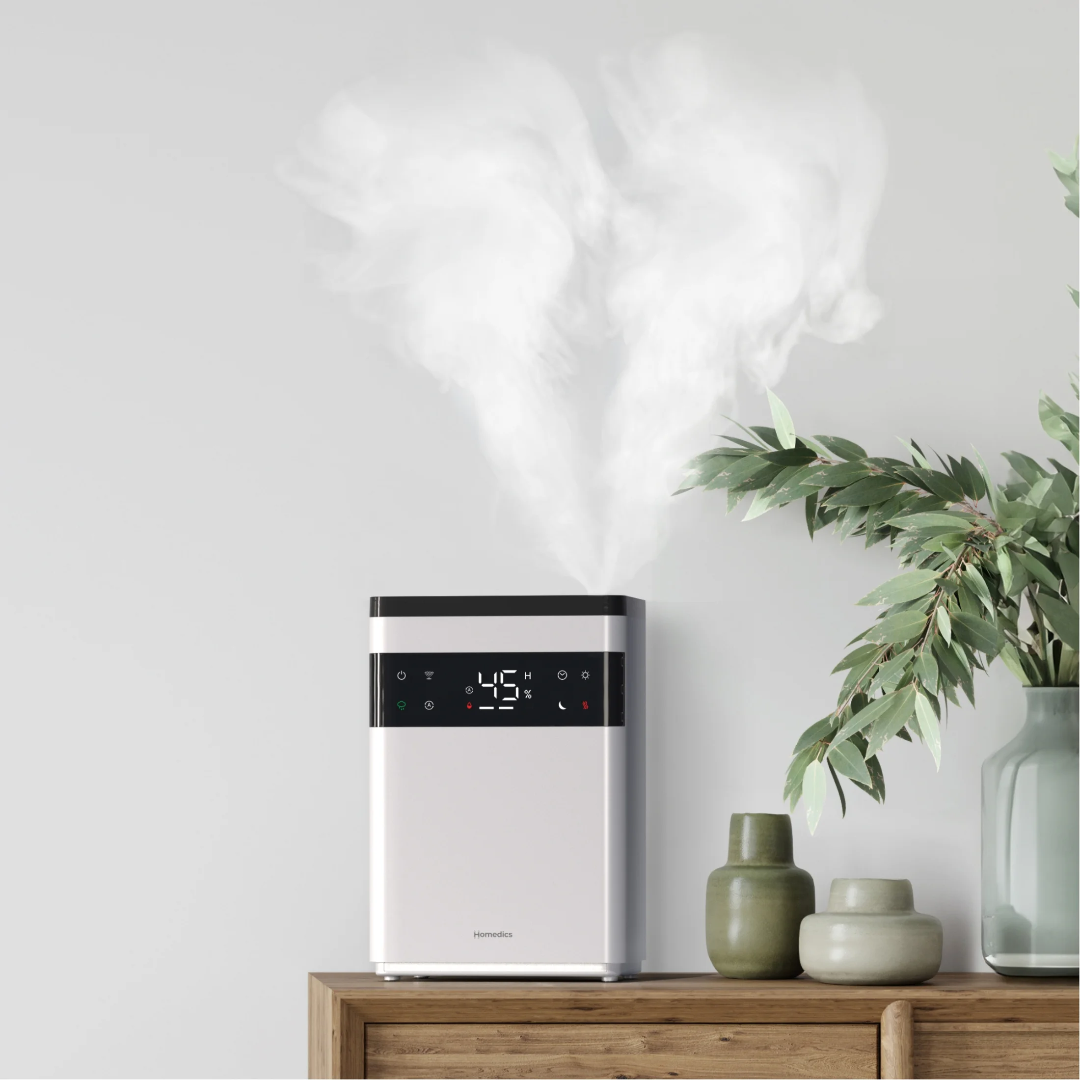 Premium Warm Cool Mist Ultrasonic Topfill Humidifier, 58 Hour Runtime - Image 5