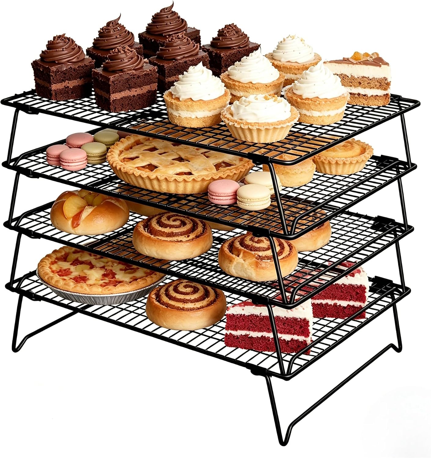 4PCS Cooling Racks for Baking and Cooking 16