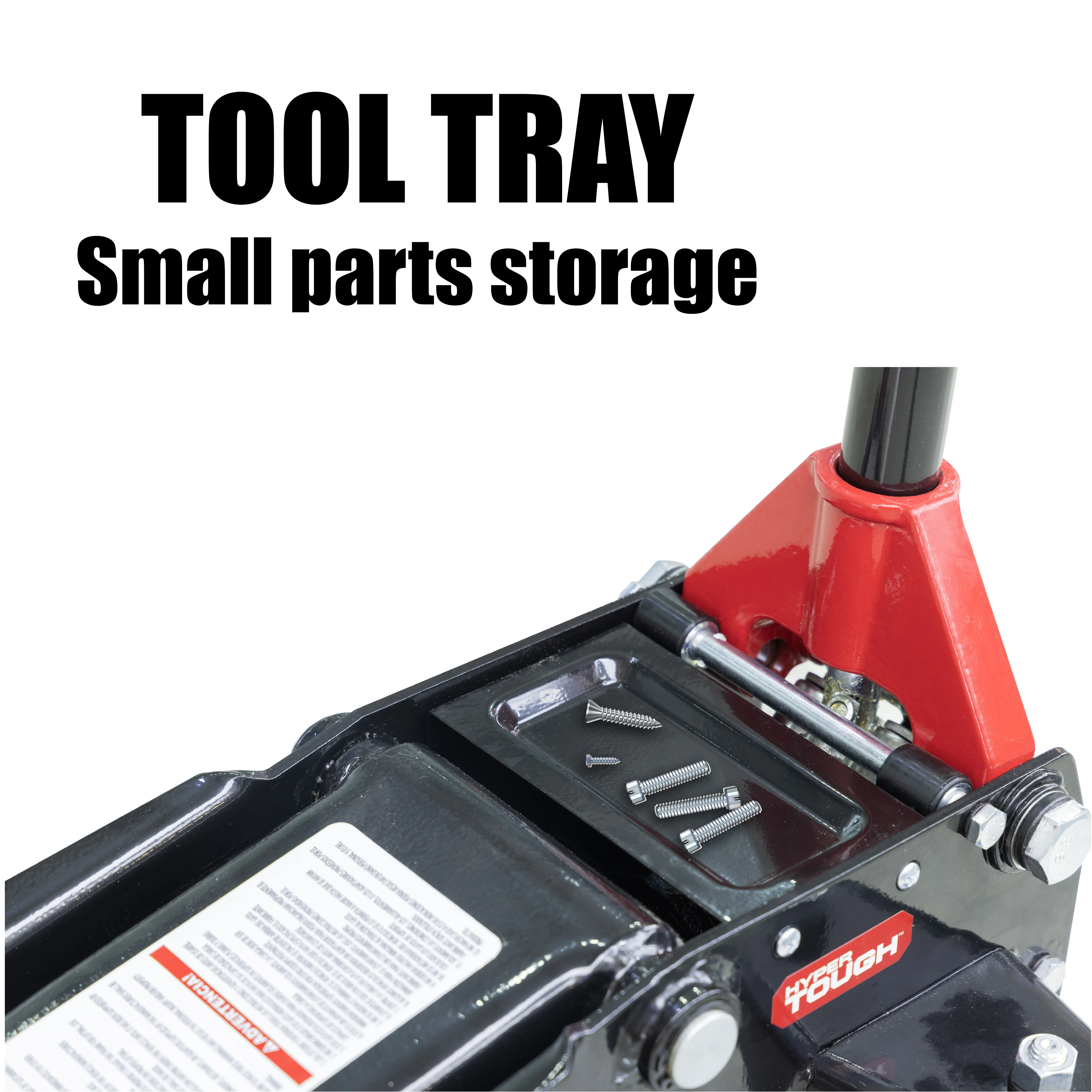 3 Ton Floor Jack with Dual Pump Black - Image 6