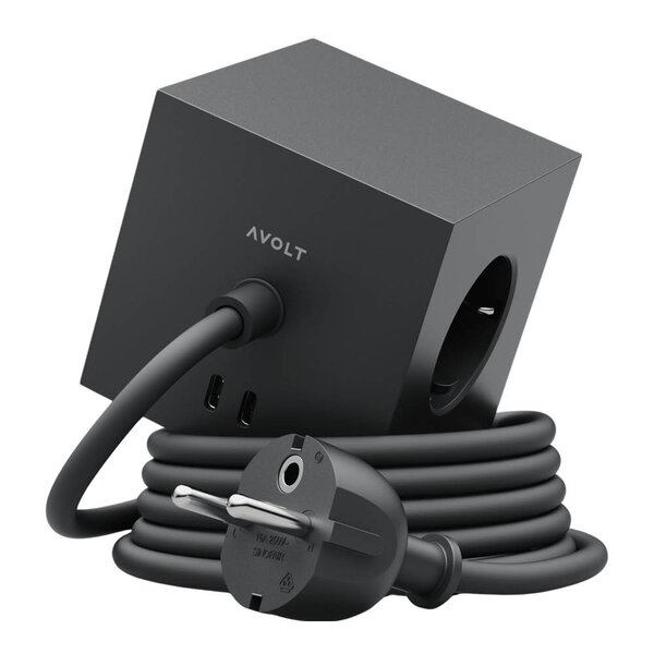 Square 1 USB-C kabel 3 m Stockholm Black
