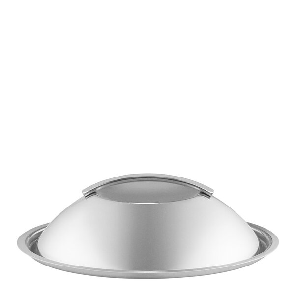 Kuppellokk 20 cm rustfritt stål