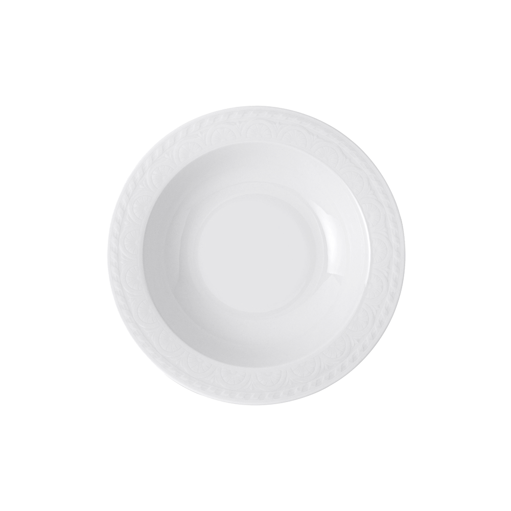 Cellini Appetizer/ Dessert Bowl - White, 11.5 oz, Premium Porcelain
