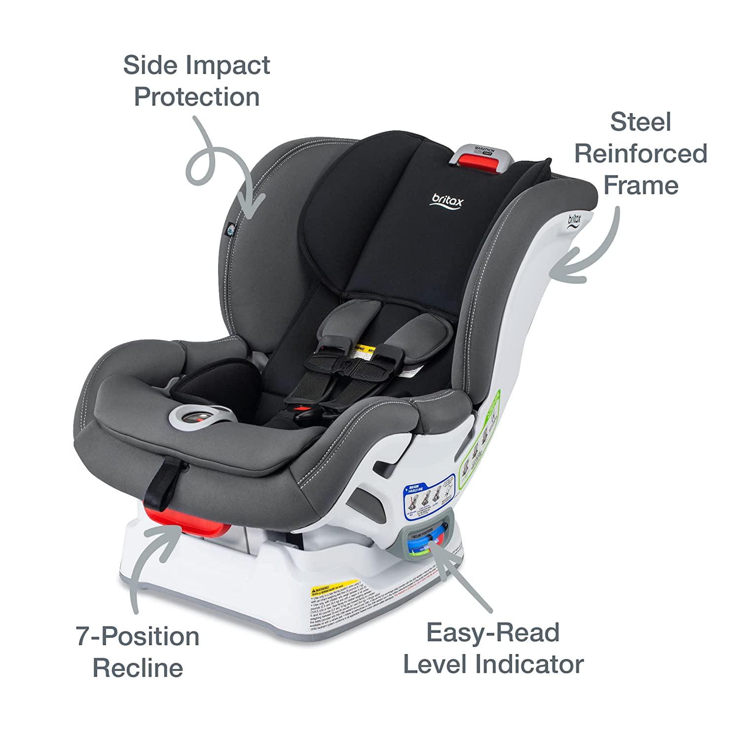 Britax Marathon Clicktight Convertible Car Seat. Mod Black Safewash