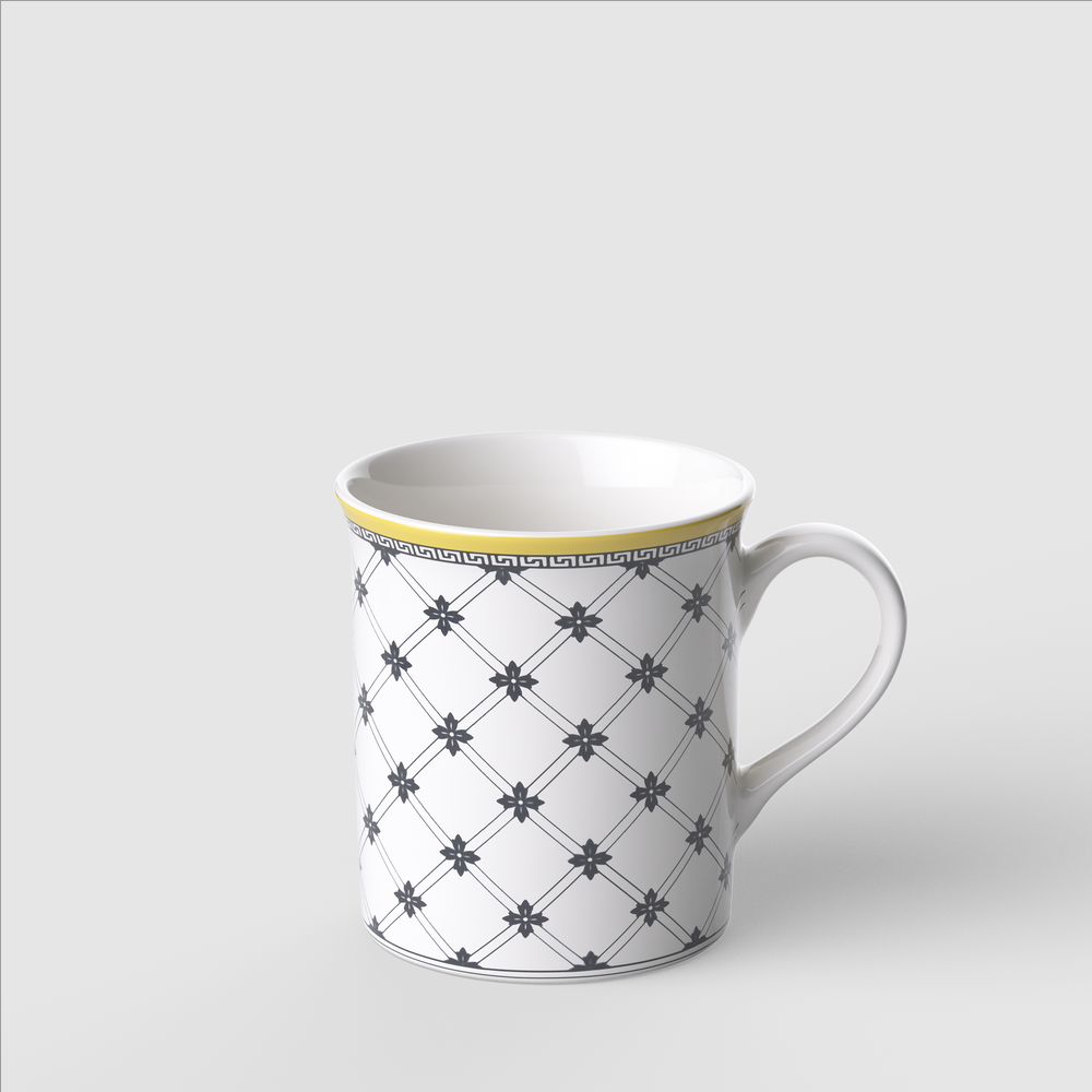Audun Mug - Multi-colored, 8.5 oz, Premium Porcelain