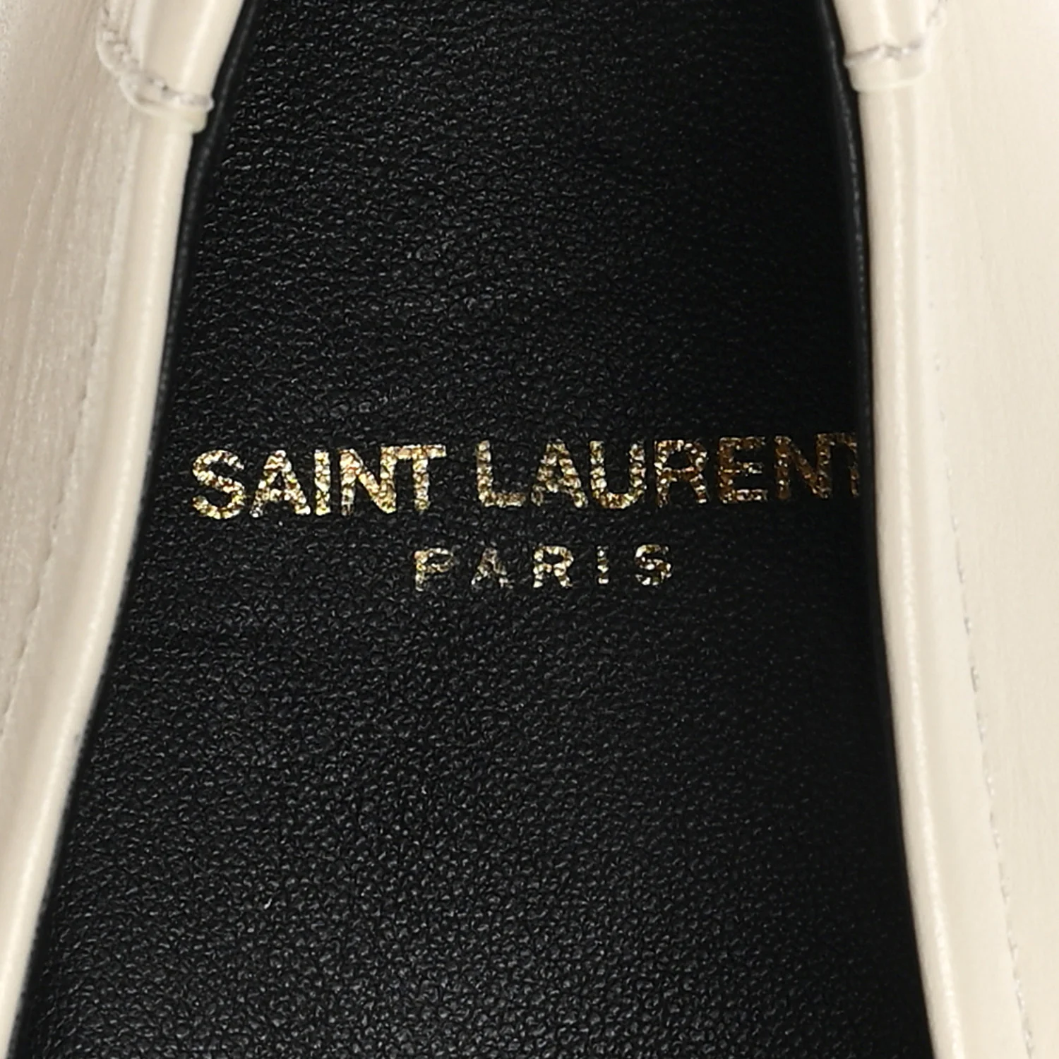 Calfskin Penny Loafers 41.5 Pearl