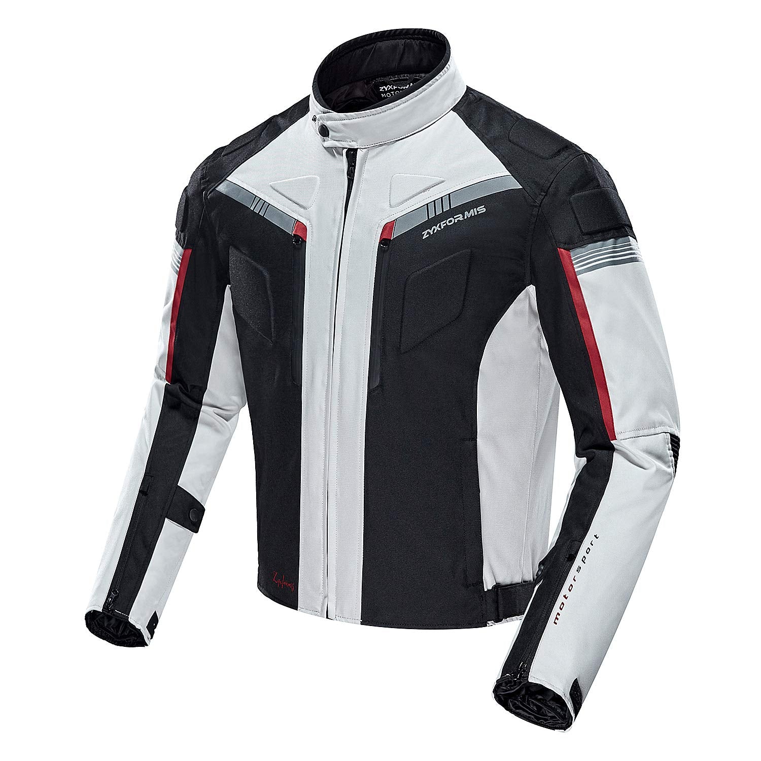 Motorcycle Jacket for Men with Removable CE Armor All Season