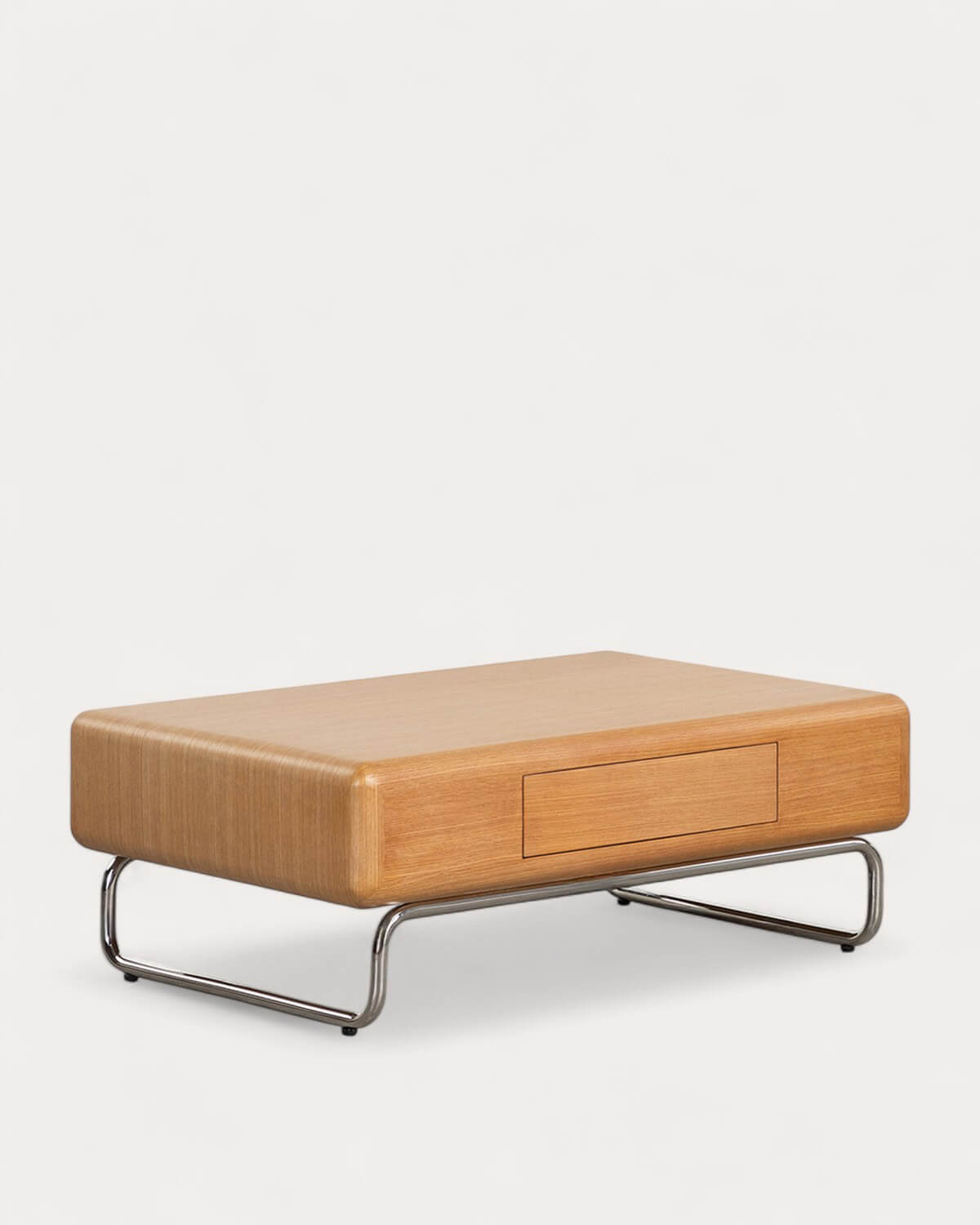 Candela - Mesa de Centro Rectangular de Madera y Metal (110x70 cm) Candela