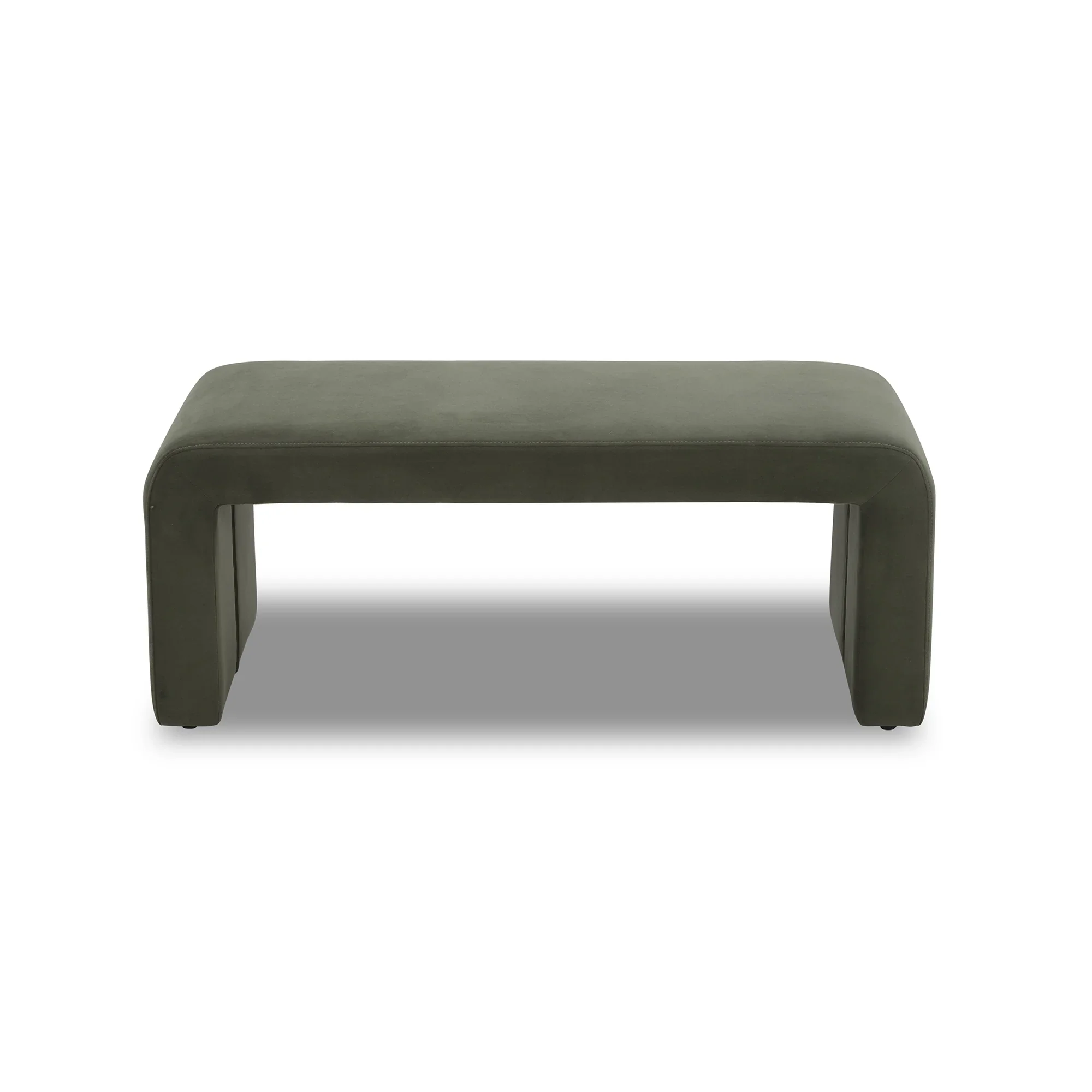 Better Homes & Gardens Juliet Velvet Waterfall Bench, Beige