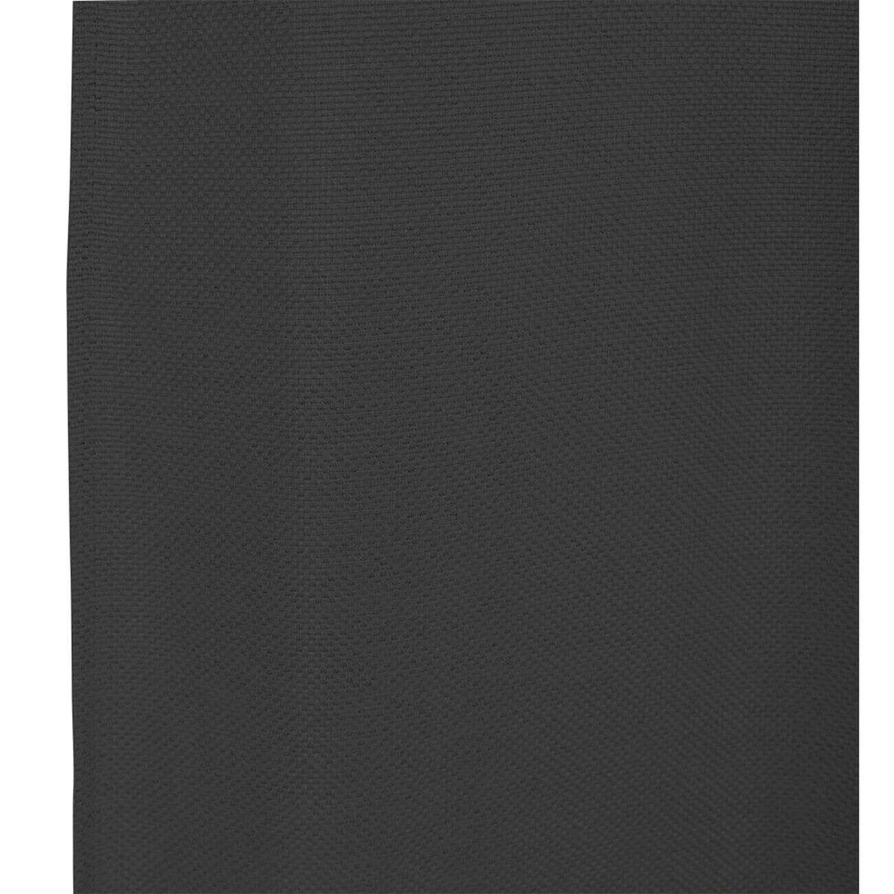 Rideau occultant effet tramé noir 140x240cm