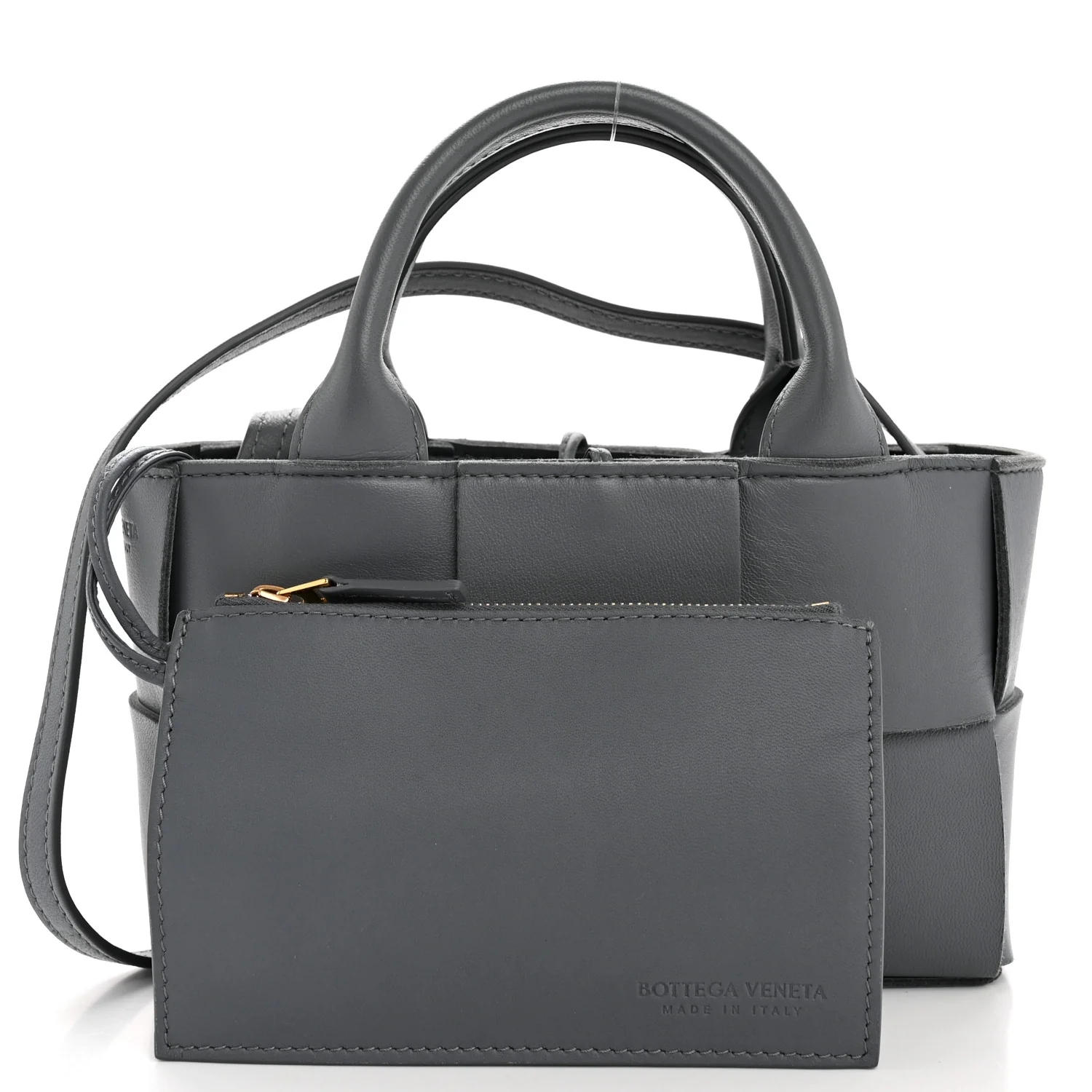 Nappa Maxi Intrecciato Arco Tote Thunder