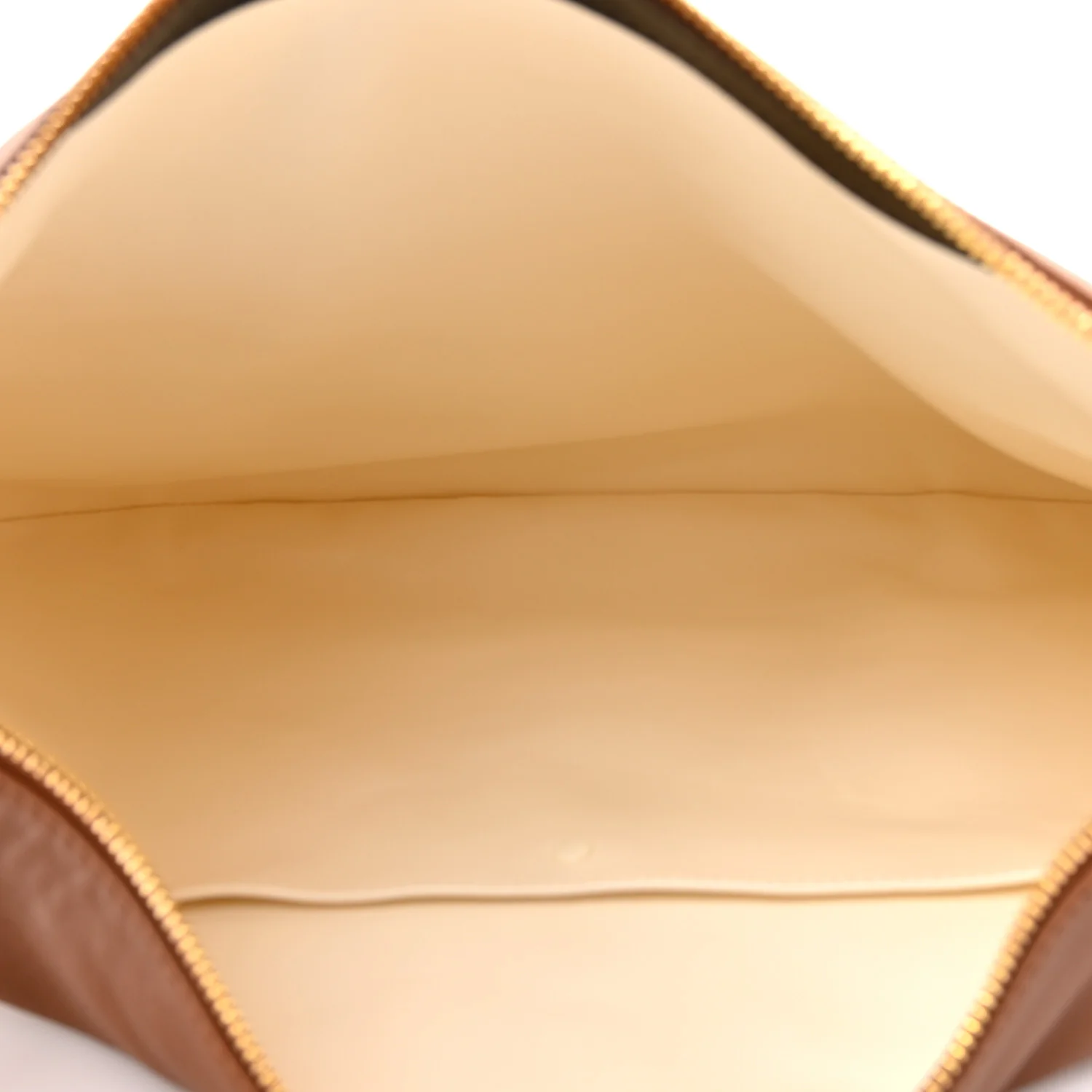 Calfskin Large Go-Hobo Bag Saddle Brown