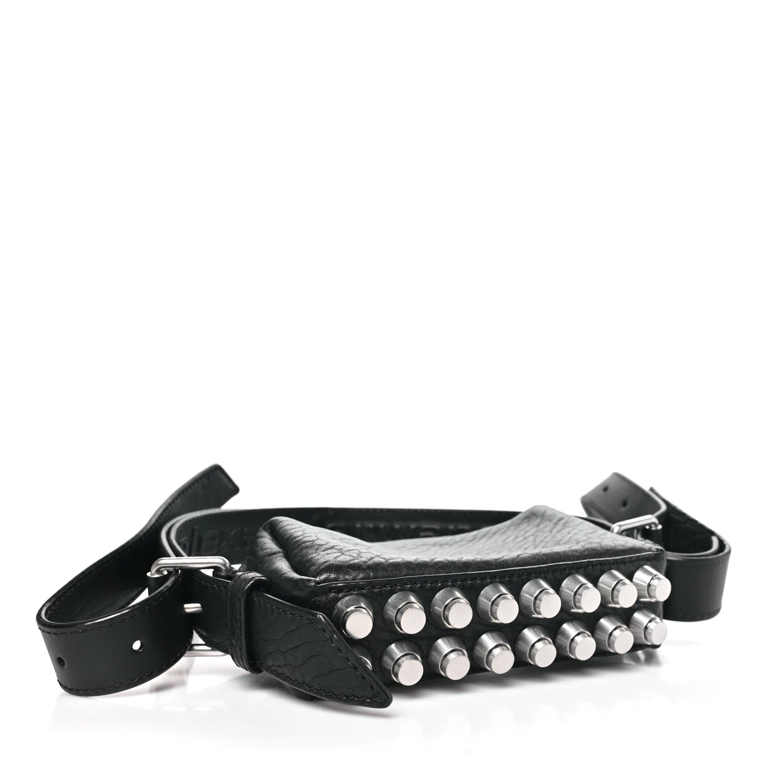 Primal Lambskin Mini Ricco Shoulder Bag Black