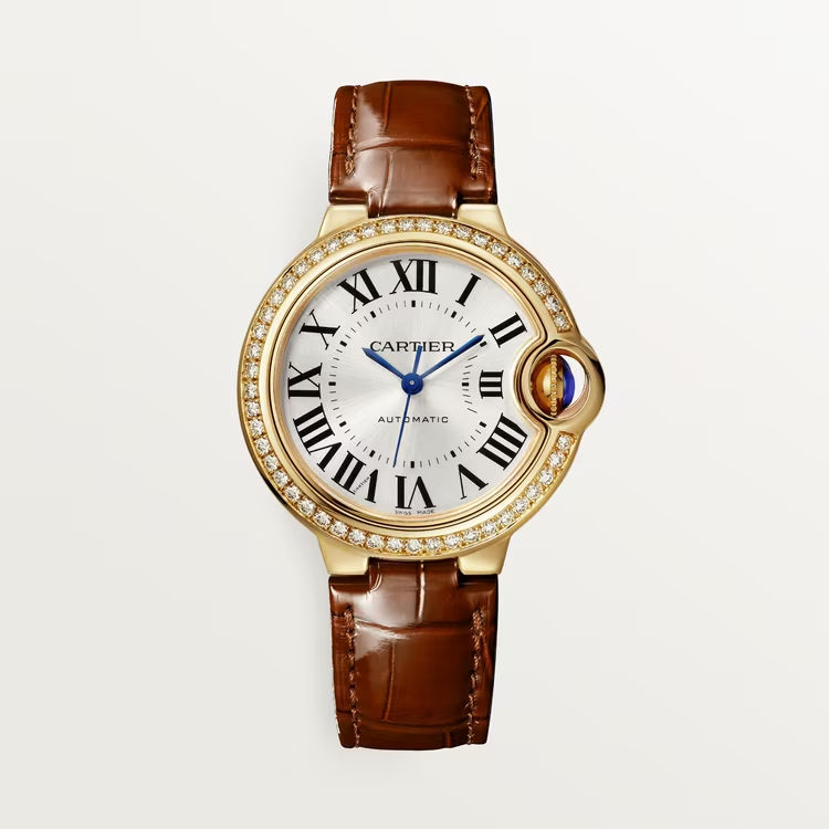 [Super Clone]BALLON BLEU Diamond Yellow Gold 33mm