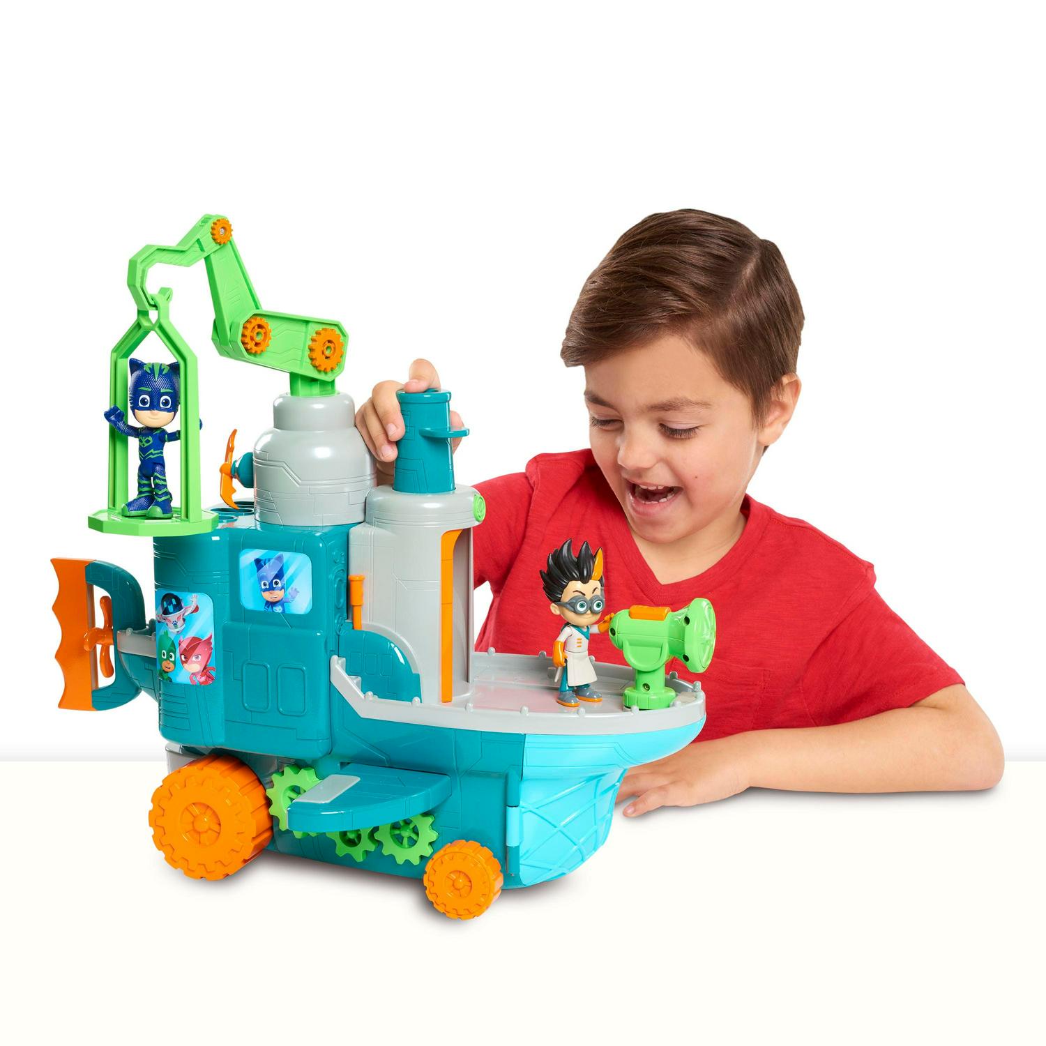 Romeo-s Flying Factory Playset with Lights. Sounds. and Secret Compartment. Kids Toys for Ages 3 Up. Gifts and Presents - Image 2