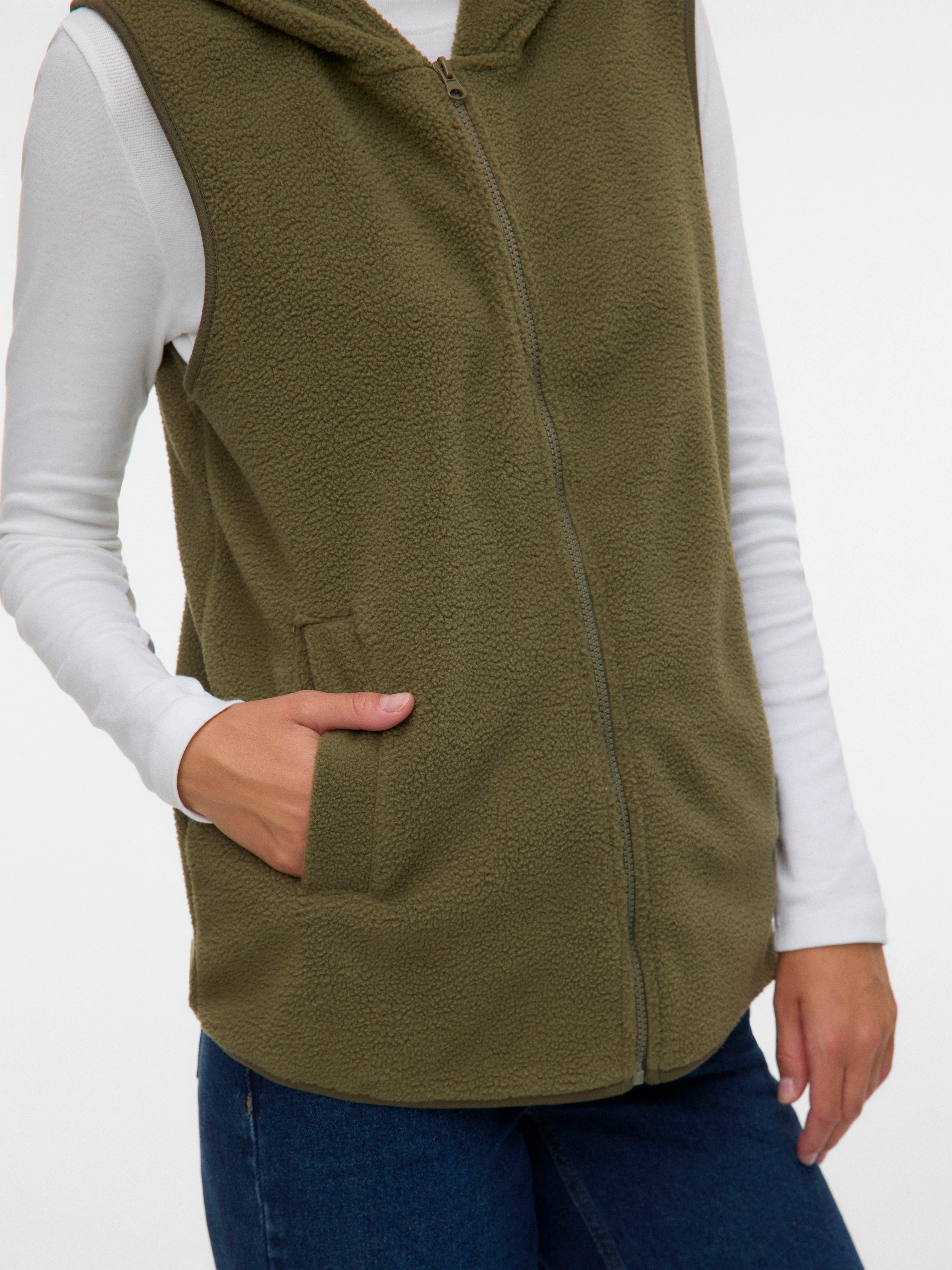VERO MODA® Regular Fit Hoodie Knit Waistcoat