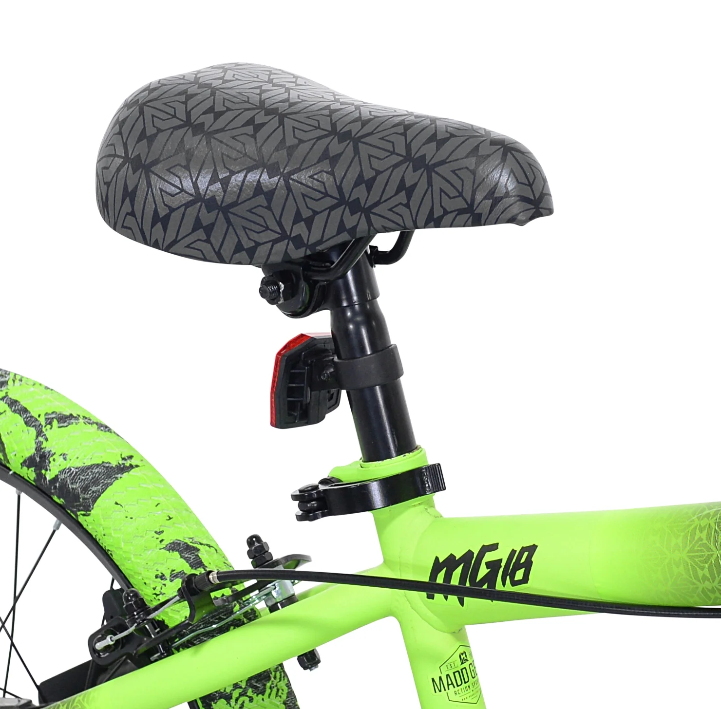 Bicycles 18" MG18 BMX Boy's Bike, Black and Green Image 9