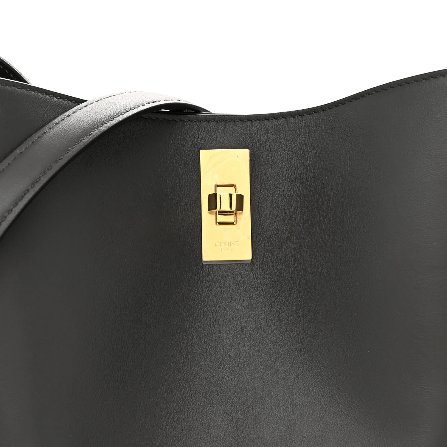 Smooth Calfskin Bucket 16 Bag Anthracite