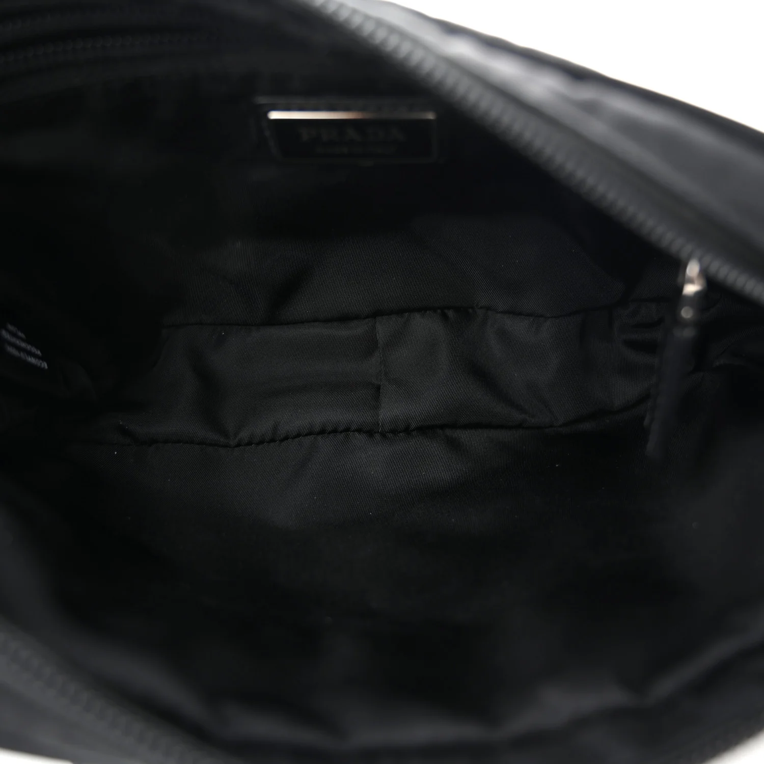 Re-Nylon Saffiano Belt Bag Black