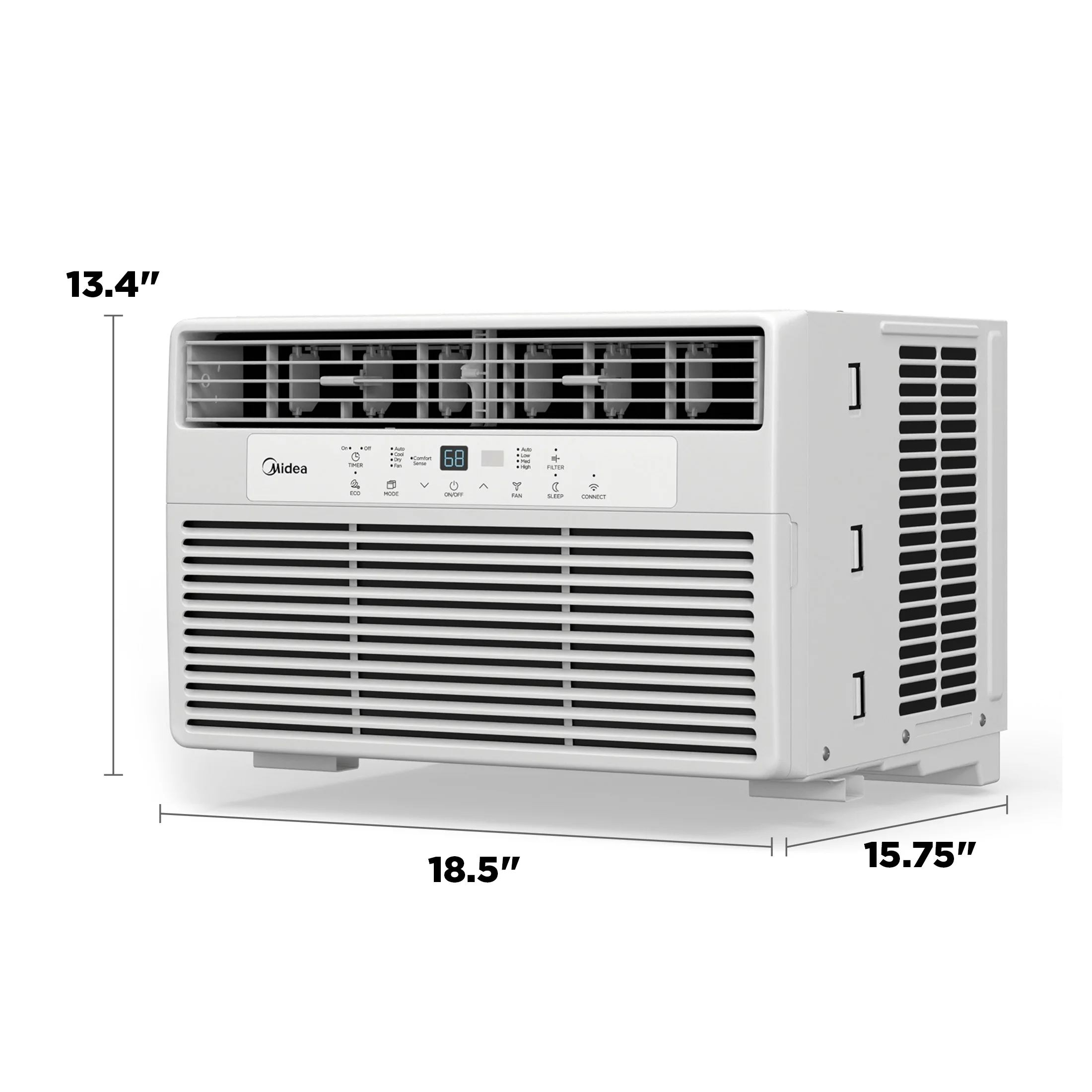 8,000 BTU 115V Smart Window Air Conditioner with Comfort Sense Remote, up to 350 Sq. ft., White, MAW08S1DWWT, New(White) - Image 10