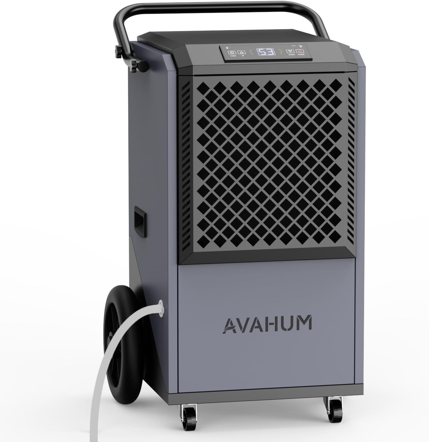 320 Pint Commercial Dehumidifier, Industrial Dehumidifier for 9,500 Sq.Ft Basement Warehouse Construction, Large Heavy Duty Commercial Grade Dehumidifiers with Drain Hose, Auto Defrost, Auto Restart