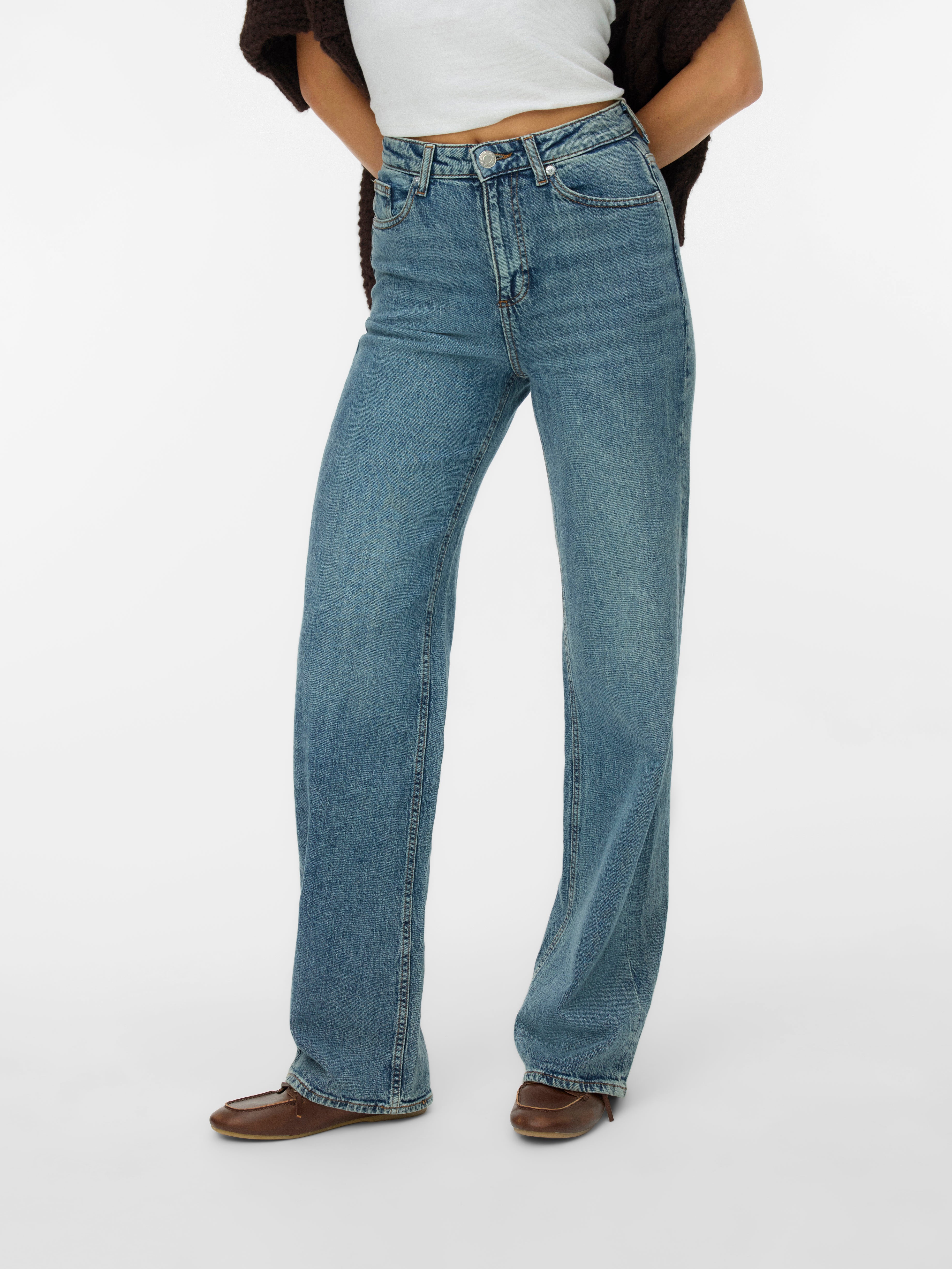 VERO MODA® VMTESSA High rise Wide Fit Jeans