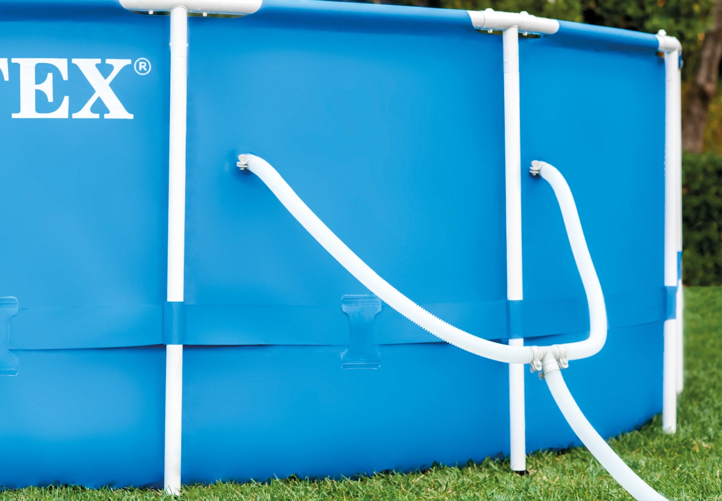 12' x 30" Round Metal Frame Above Ground Pool, Filter, Cover, Maintenance Kit - Image 9