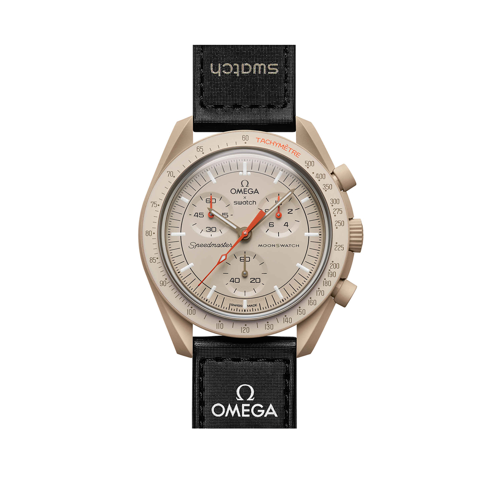[Super Clone]Swatch x Omega SO33C100 Bioceramic Moonswatch Mission to Jupiter