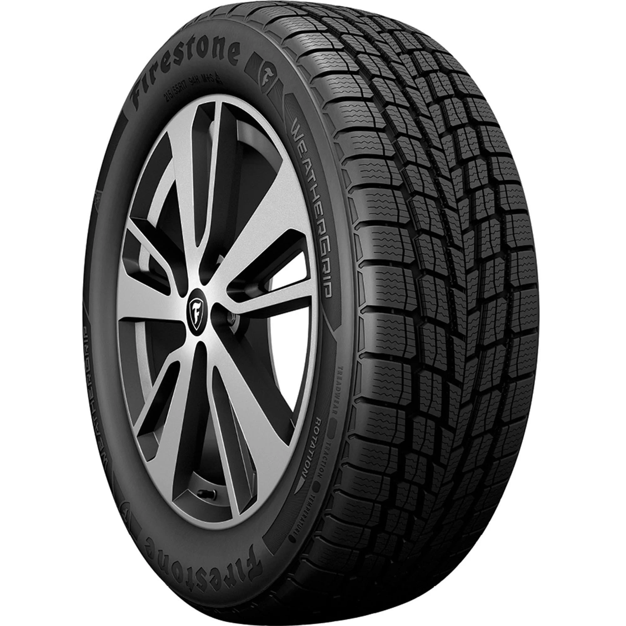 Firestone Weathergrip All-Weather 205/60R16 92V Passenger Tire