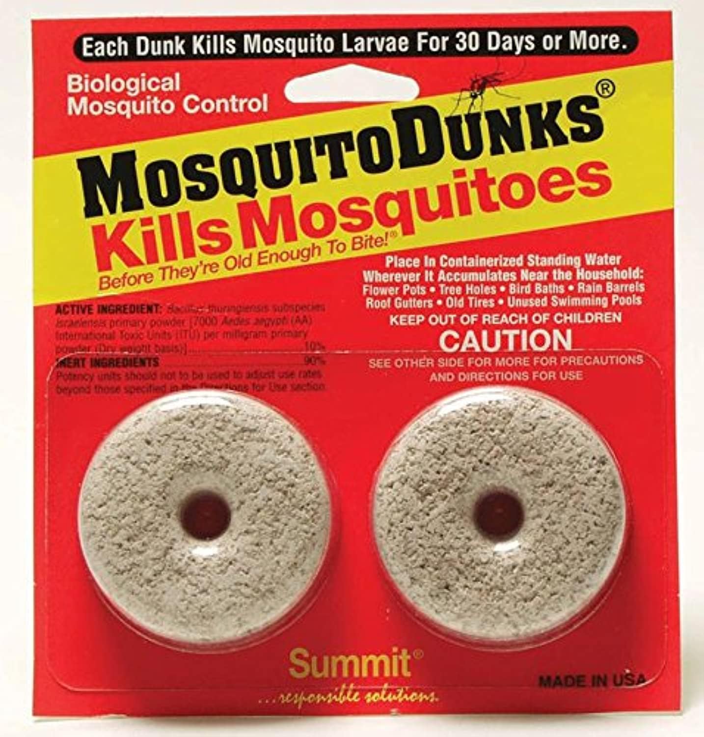 Summit...responsible solutions 110-12 Mosquito Dunks, 6-Pack
