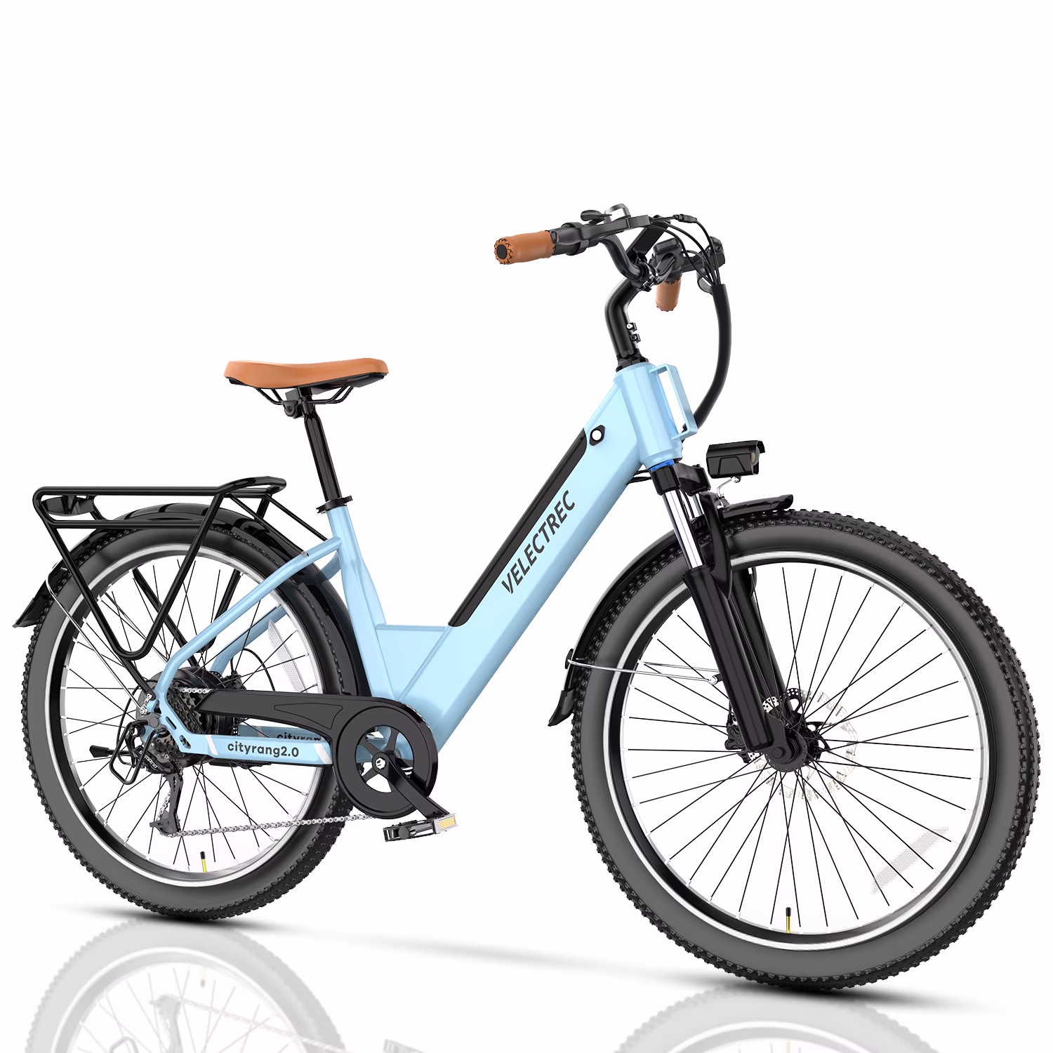 Electric Bike 750W Motor, 26" Fat Tire 48V 10.4ah Battery 35-50Miles Ebike(1PCS)