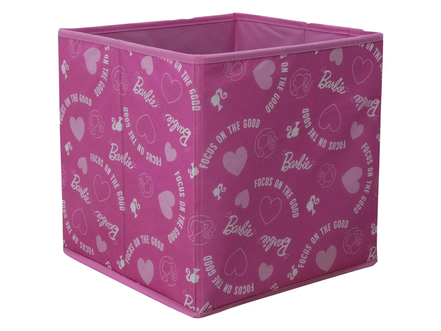 Barbie Lot de 2 botes de rangement, 30 x 30 x 30 cm