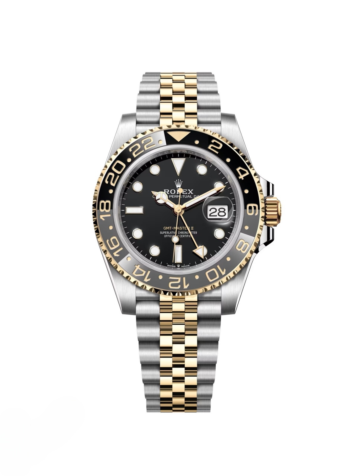 [Super Clone]RLX GMT-Master II Two-Tone Black Jubilee 126713GRNR