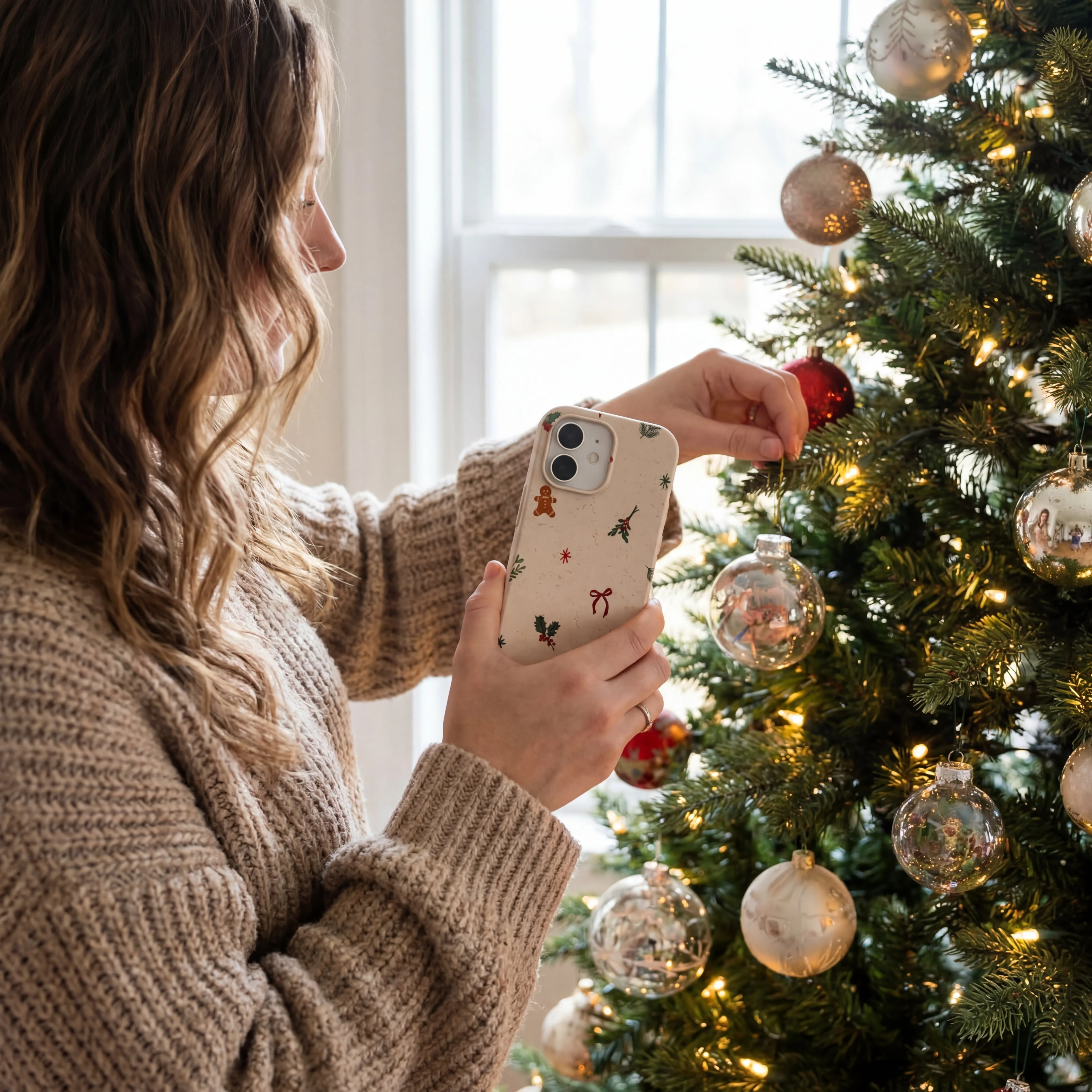 Seashell Be Merry iPhone 16 Case