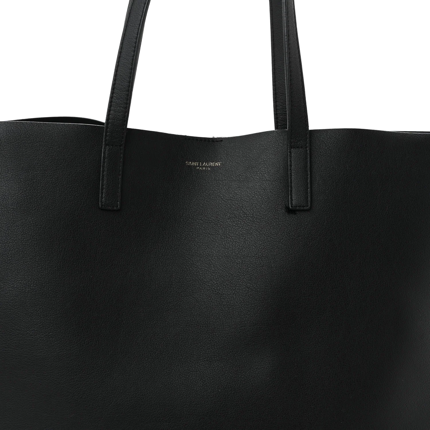 Calfskin Large Shopping Tote Black