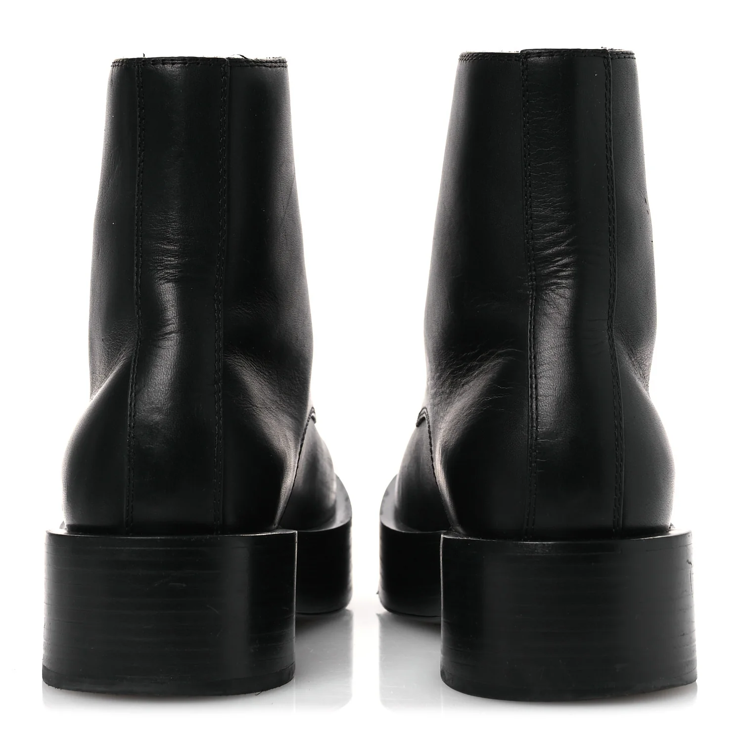Calfskin Torino Ankle Boots 36 Black
