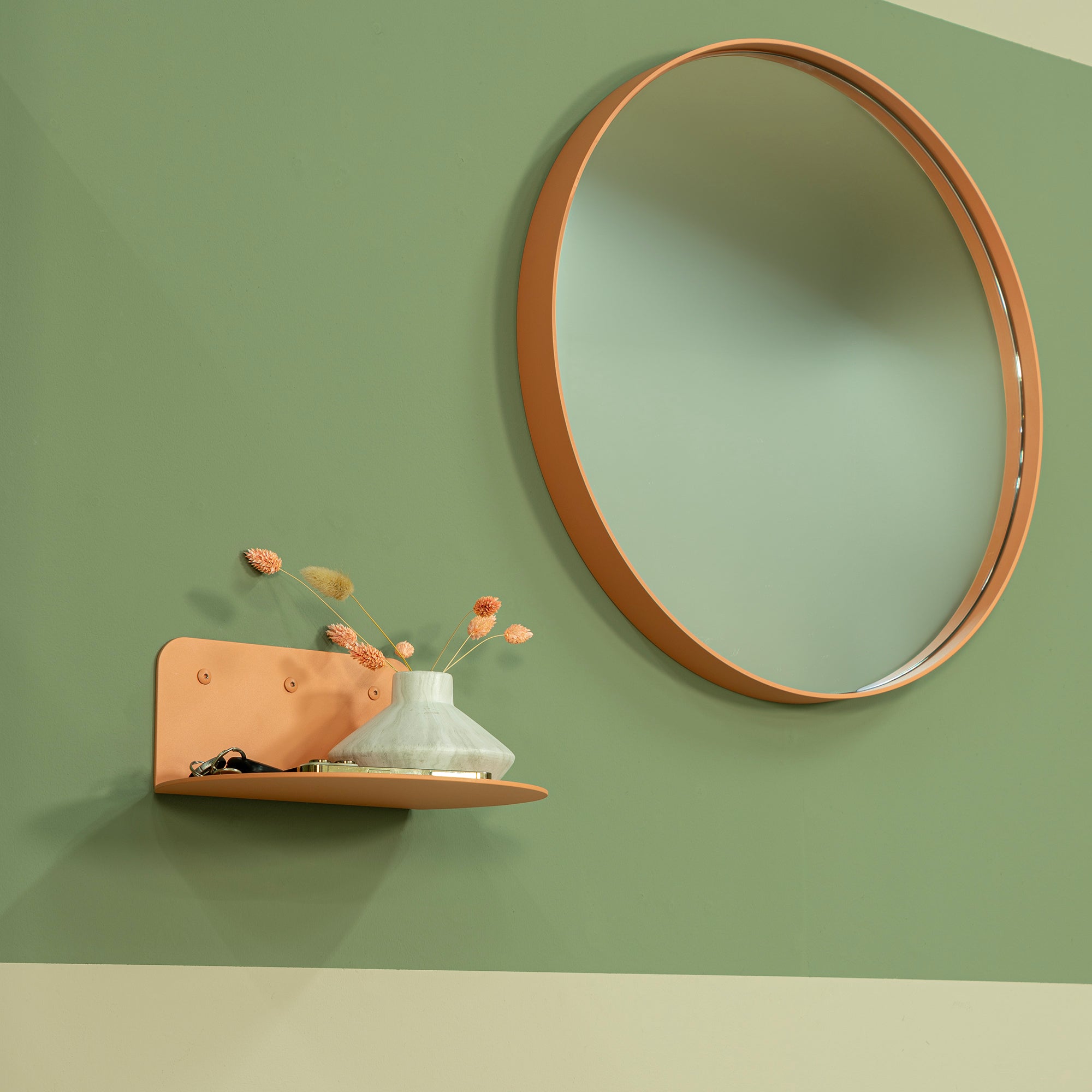 Spinder Design wandplank Flex - Clay Terra