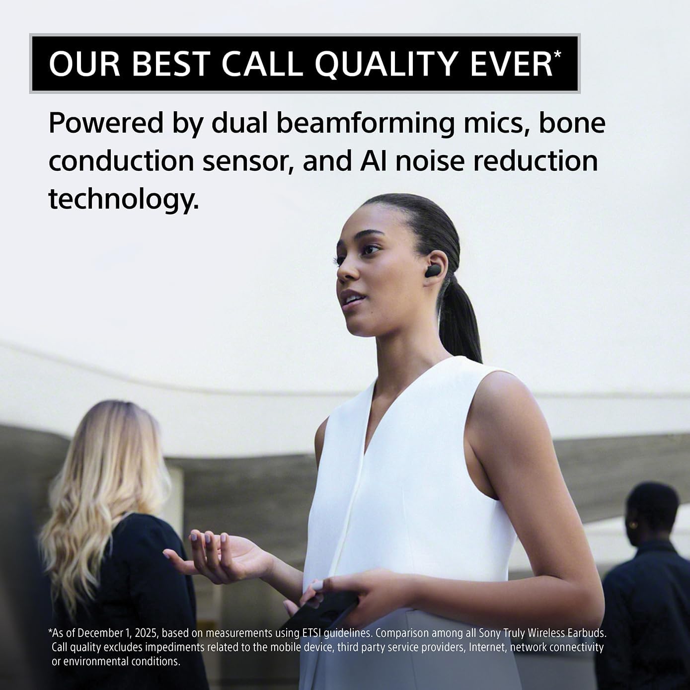 Sony WF-1000XM6 The Best Truly Wireless Noise Cancelling Earbuds (2026 Model)  Bluetooth in-Ear Headphones  with Studio-Quality Sound  Up to 24 Hours of Battery Life  Platinum Silver