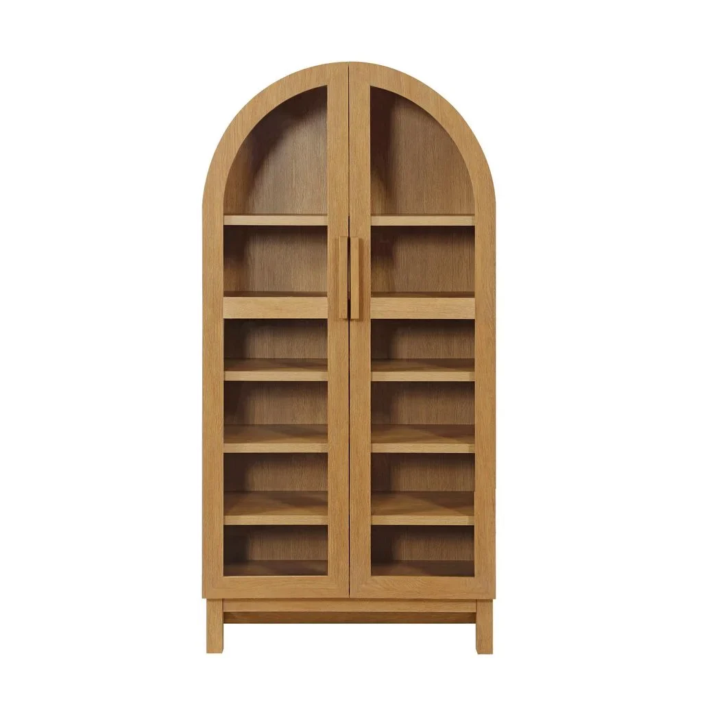 Better Homes & Gardens Juliet Arch Accent Cabinet, Black Finish