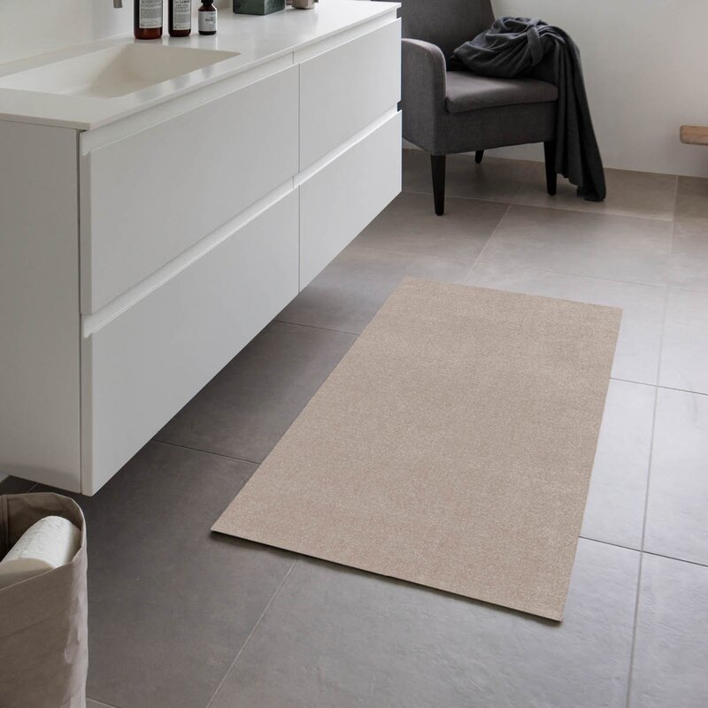 Unicolor gulvmatte 120x67 cm ivory