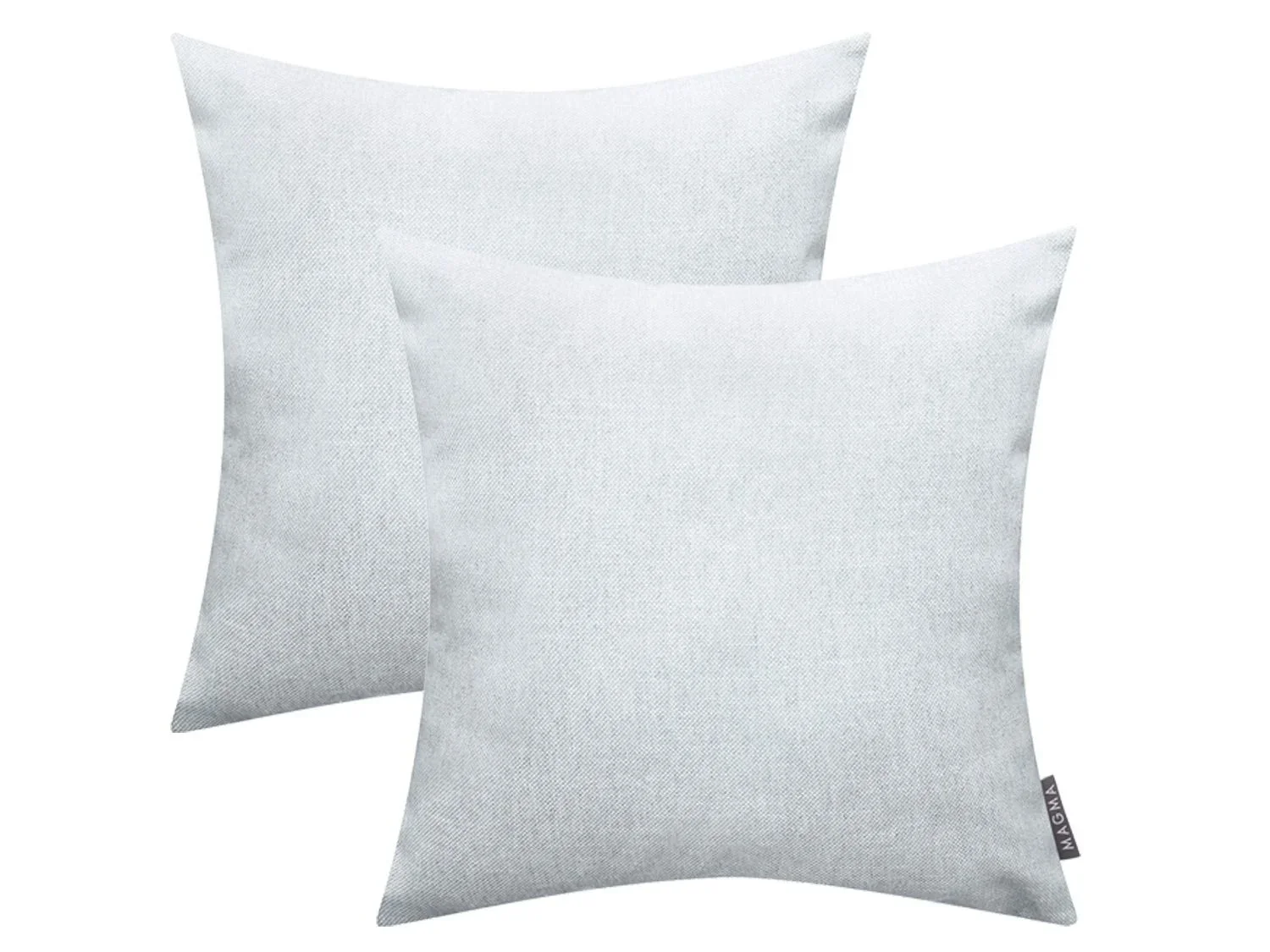 MAGMA Lot de 2 housses de coussin, 40 x 40 cm ou 50 x 50 cm
