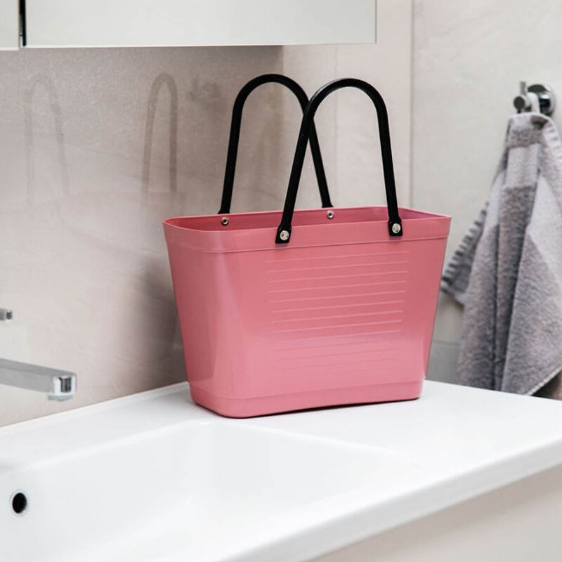 Green Plastic veske liten 7,5 L varm rosa