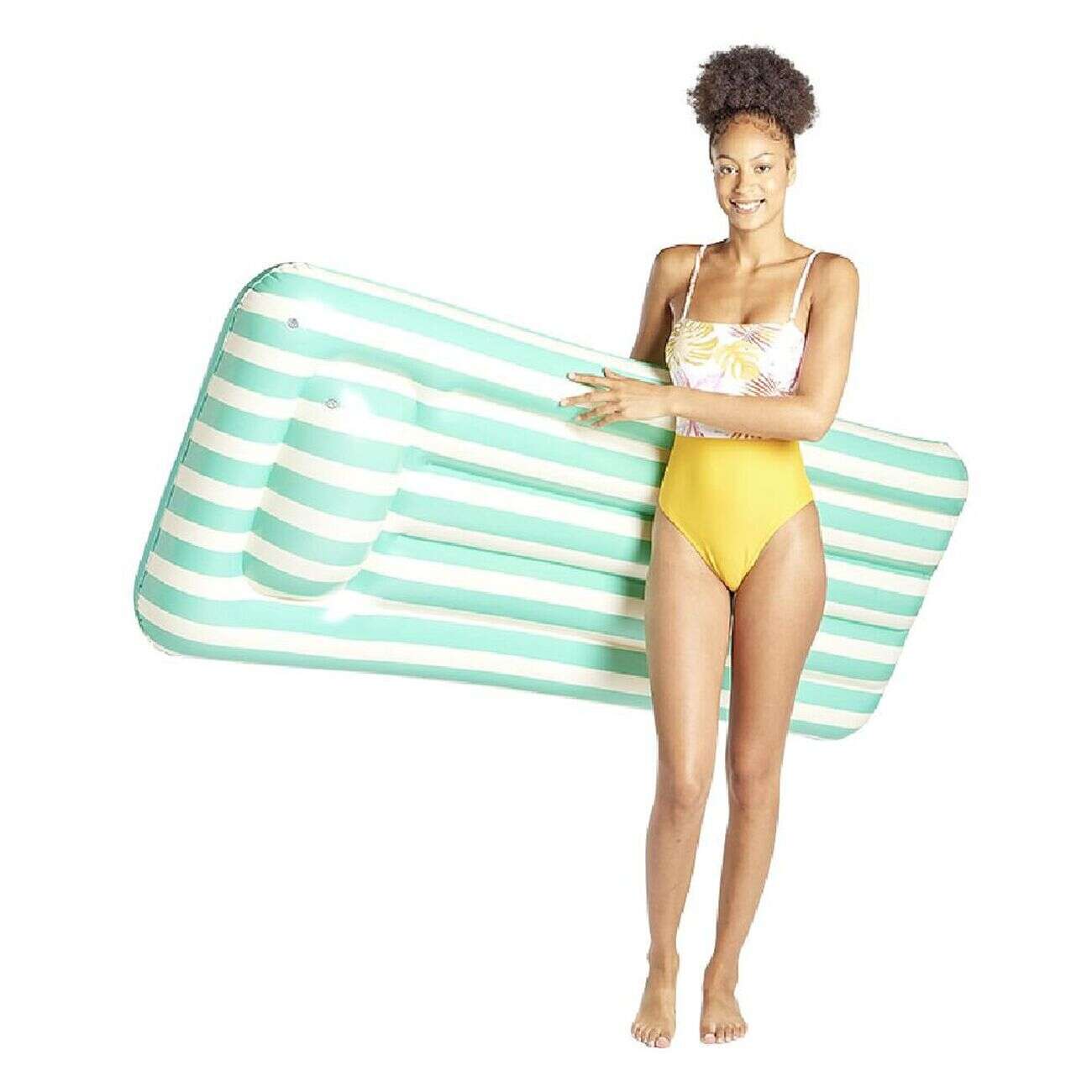 Matelas gonflable à rayures 180x70cm - 3 modèles