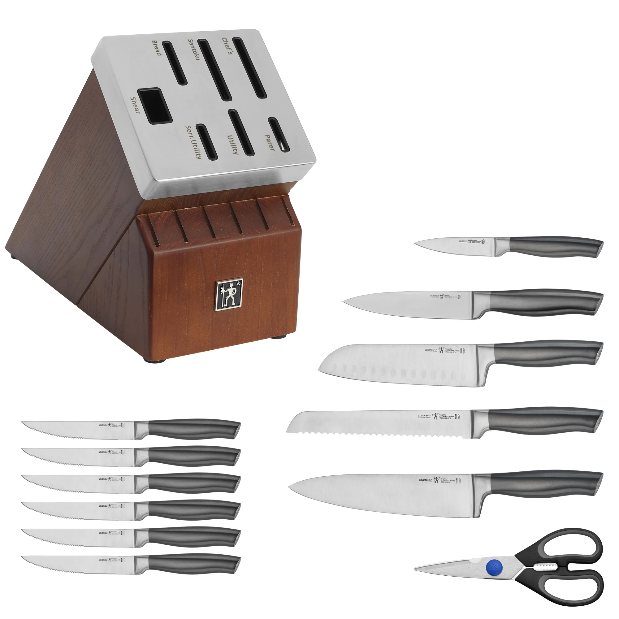 Graphite 14-pc Self-Sharpening Knife Block Set(14) - Image 9
