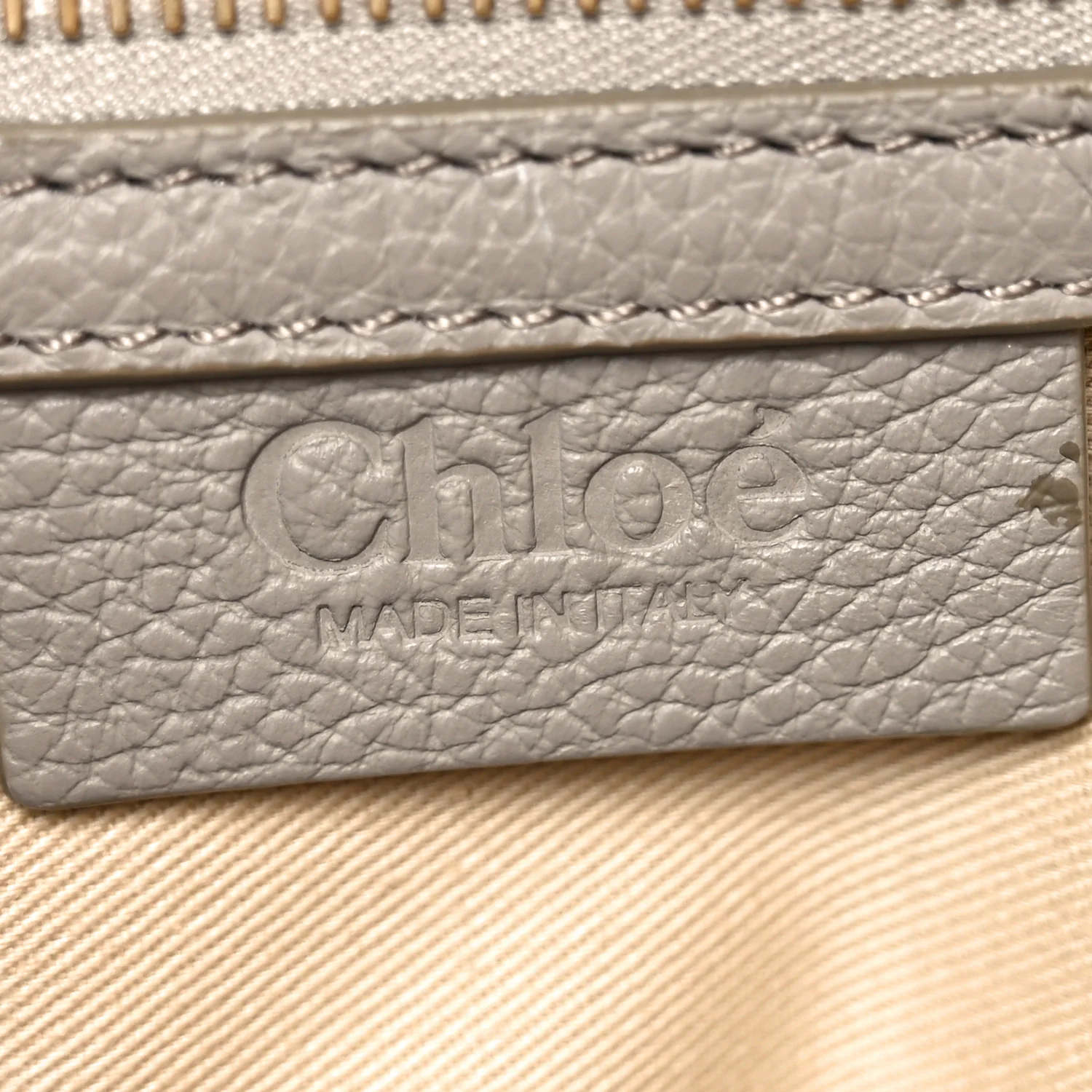 Calfskin Small Marcie Satchel Cashmere Grey