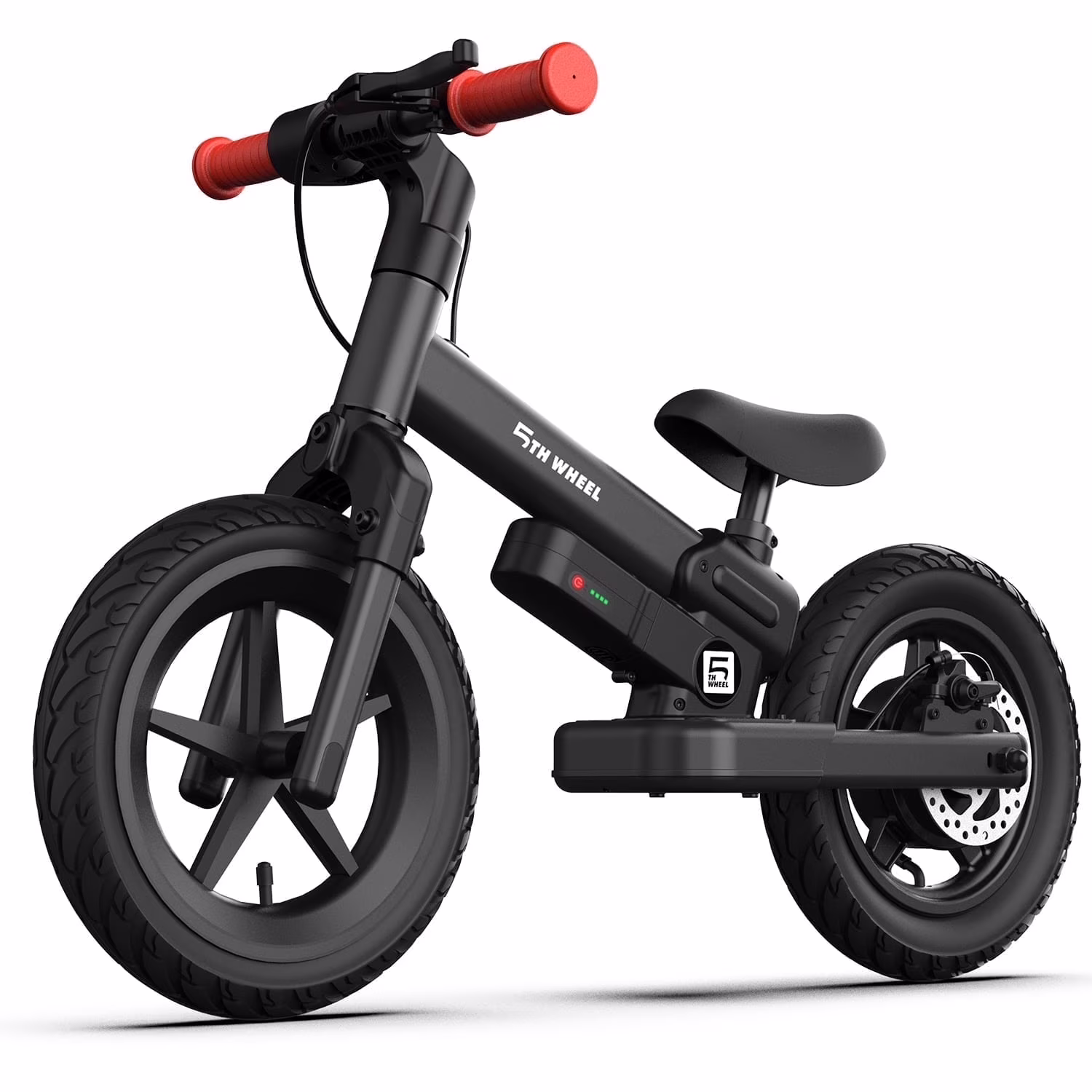 5th Wheel KB09 150W Electric Balance Bike for Kids, Black - 12