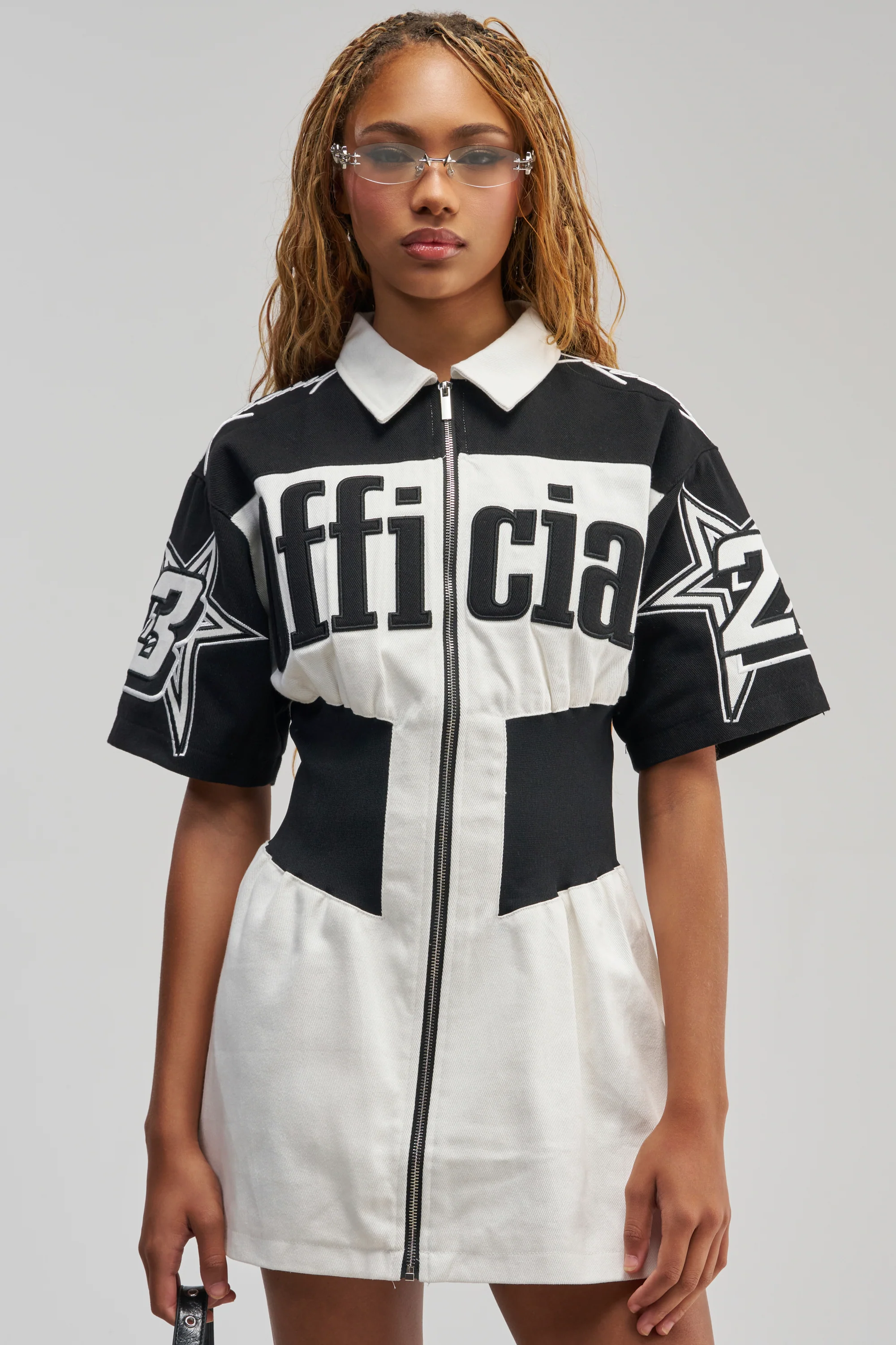 OFFICIALLY YOURS COLORBLOCK MINI DRESS - Akira Store