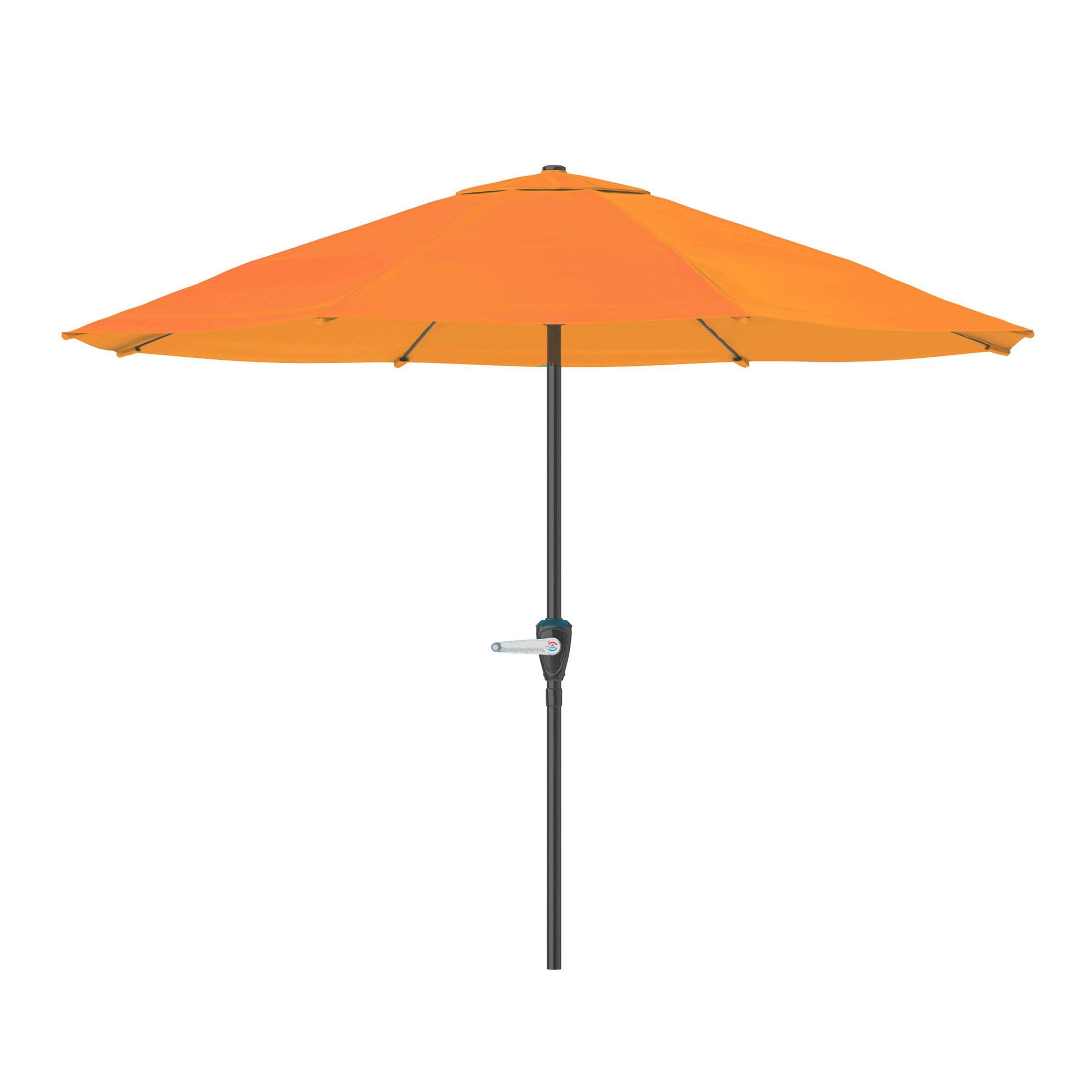 Nature Spring - 9-Foot Easy Crank Patio Umbrella - Terracotta