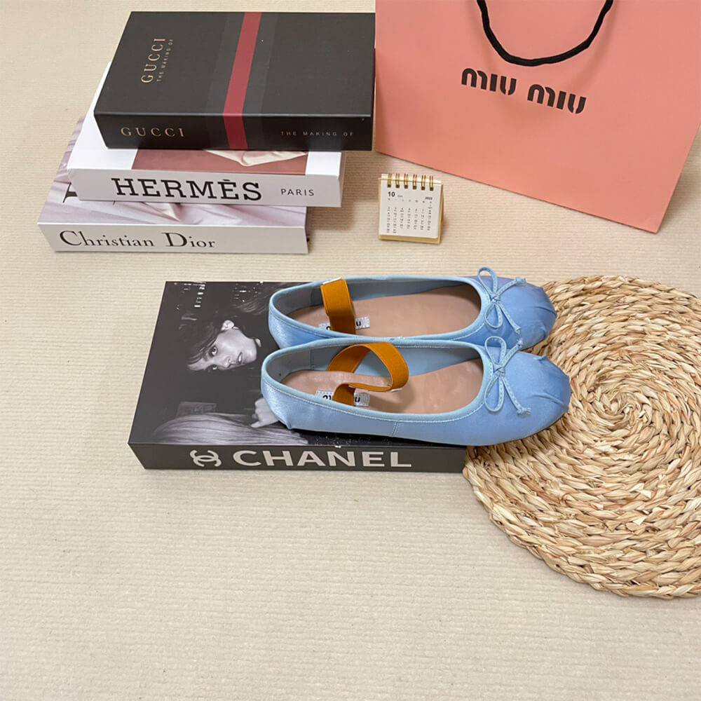 MiuMiu Satin ballerinas